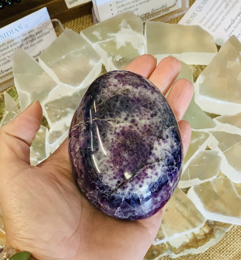 Crystals, Palmstones, Hearts and Free Forms