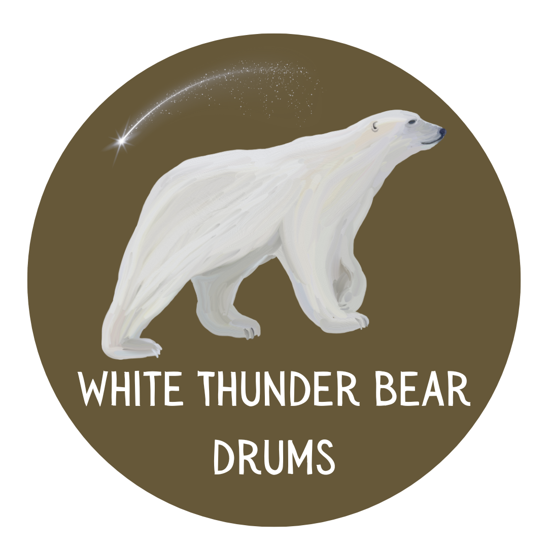 White Thunder Bear Drums