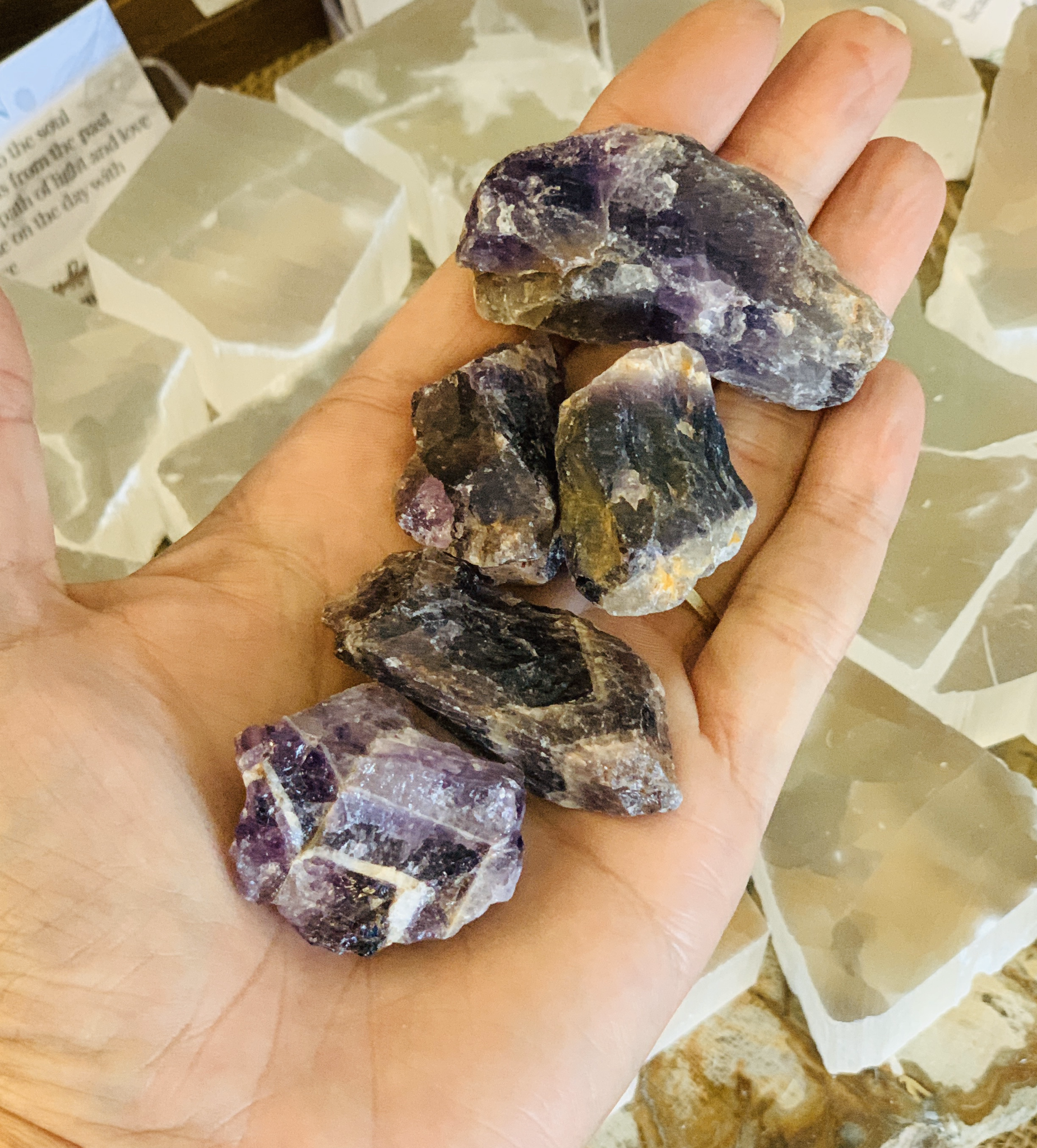 Amethyst Grid, Gemstone Set