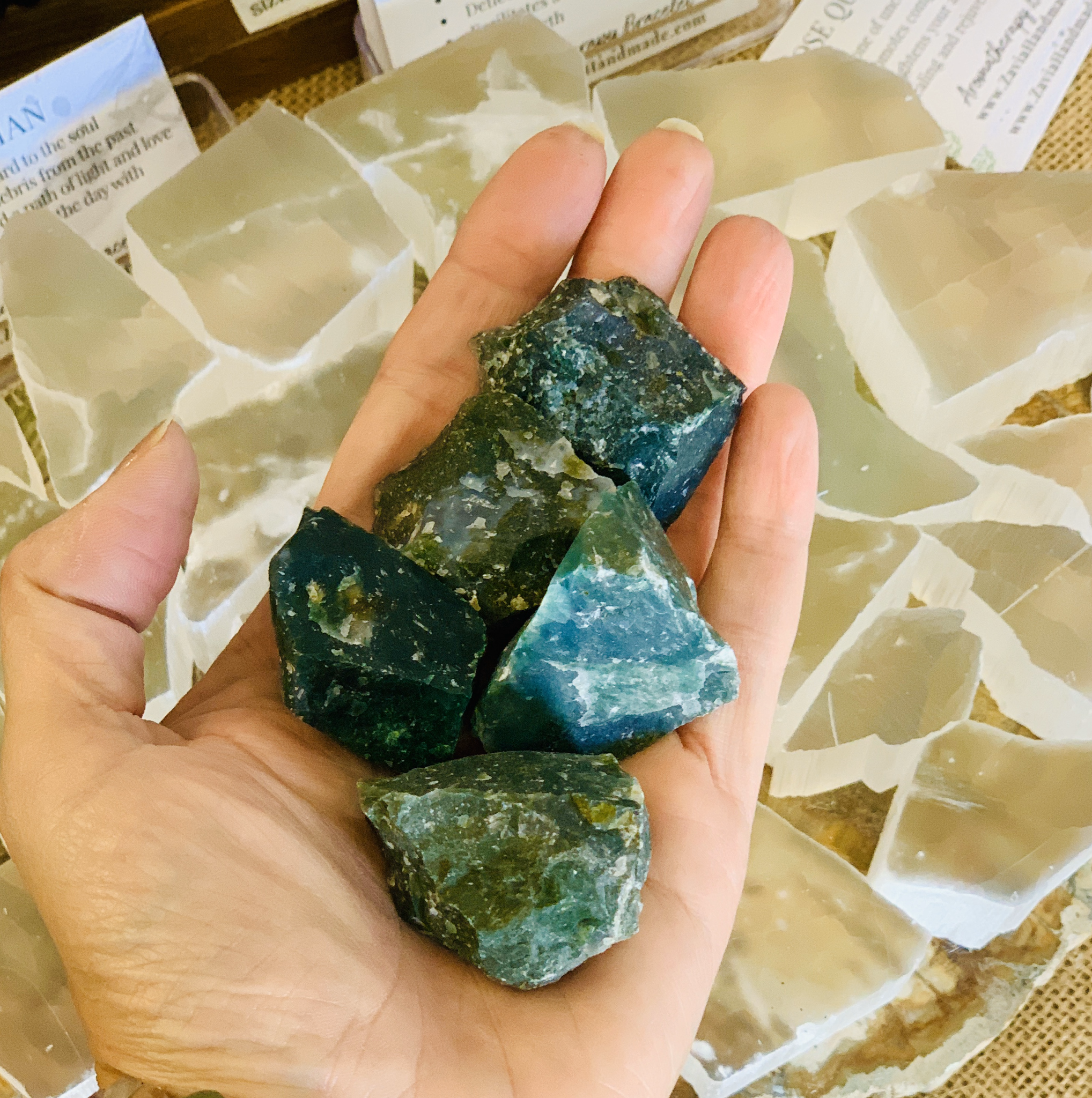 Agate, Moss, Natural