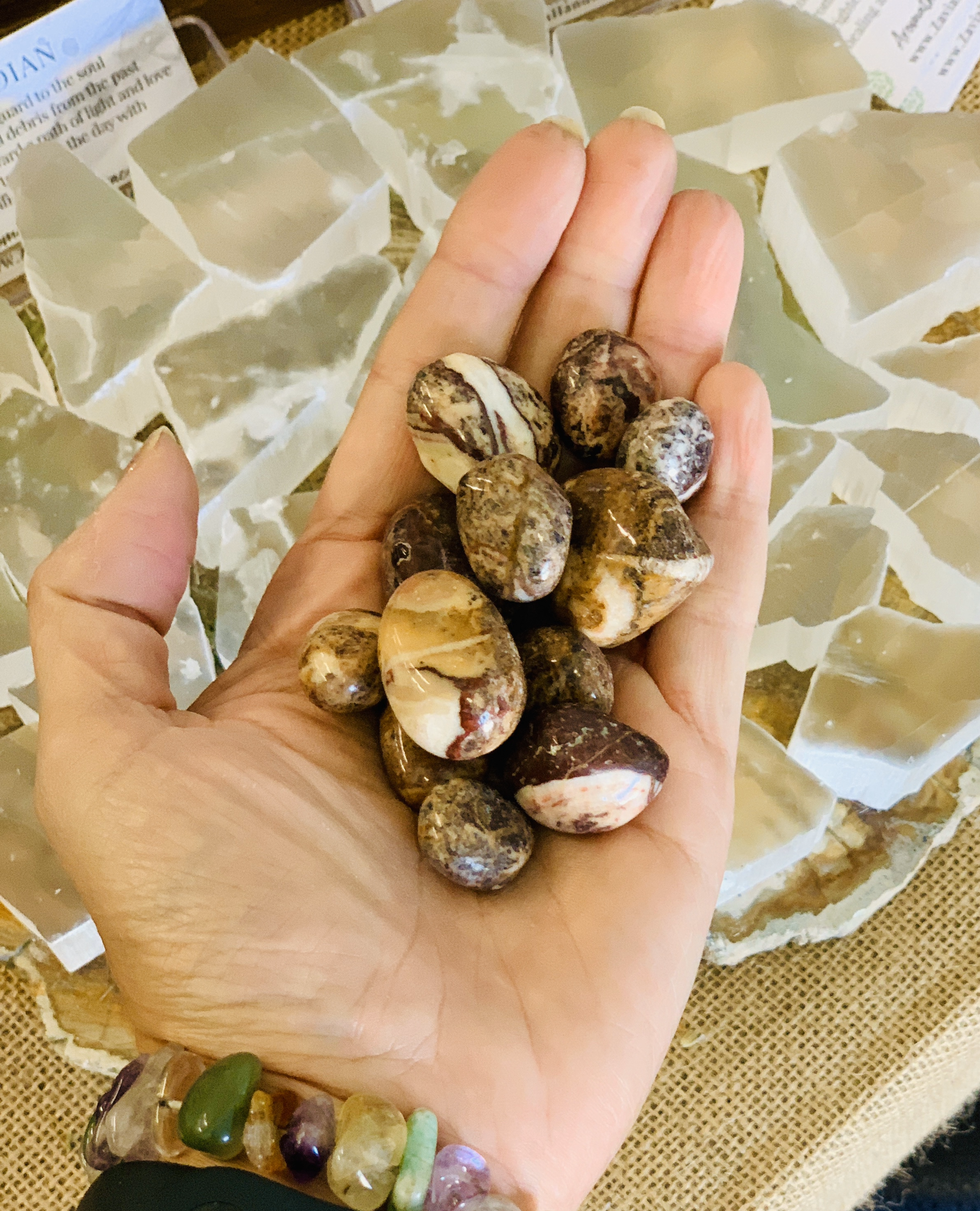 Agate, Crazy Lace, Tumbled