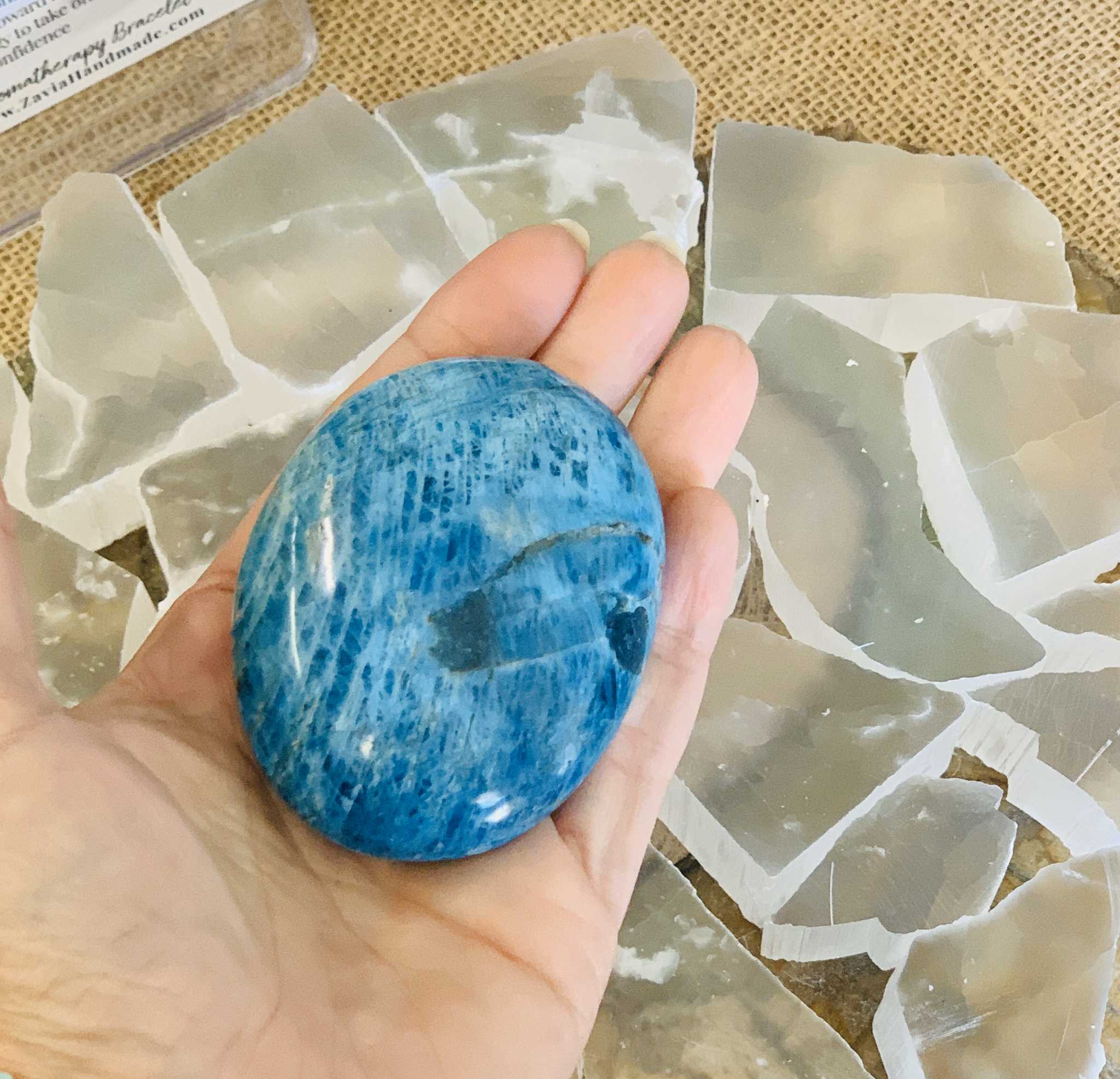 Apatite, Blue, Free Form (248g)