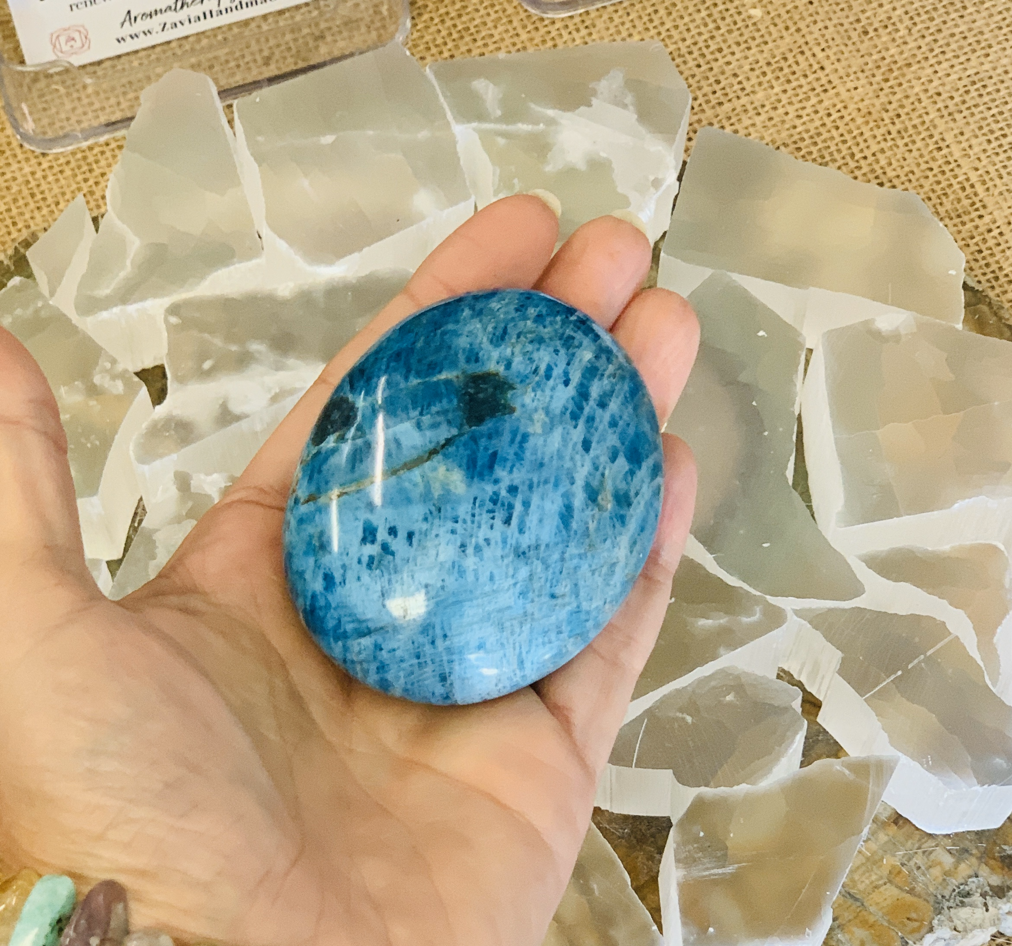 Apatite, Blue, Free Form (248g)