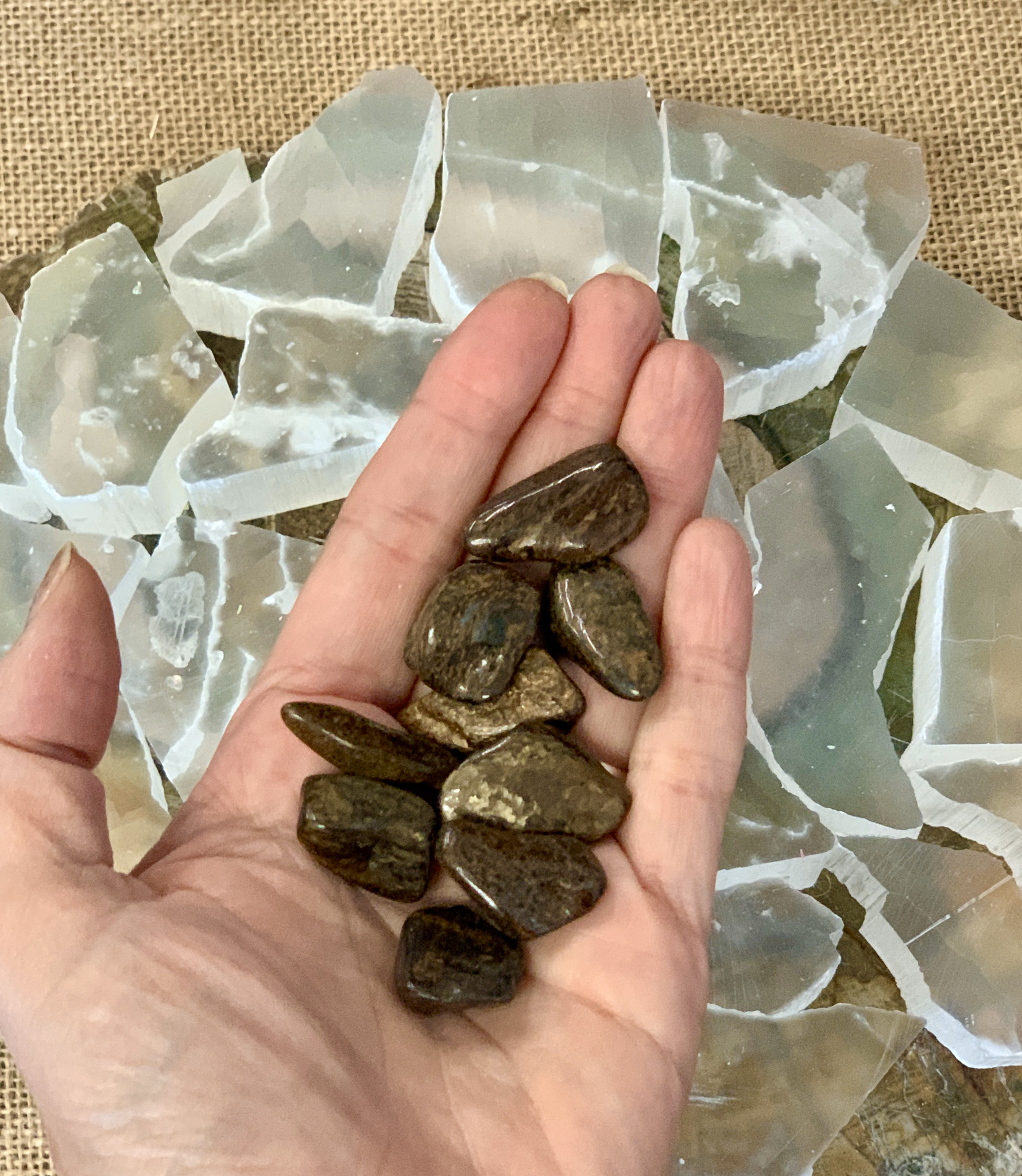 Bronzite, Tumbled