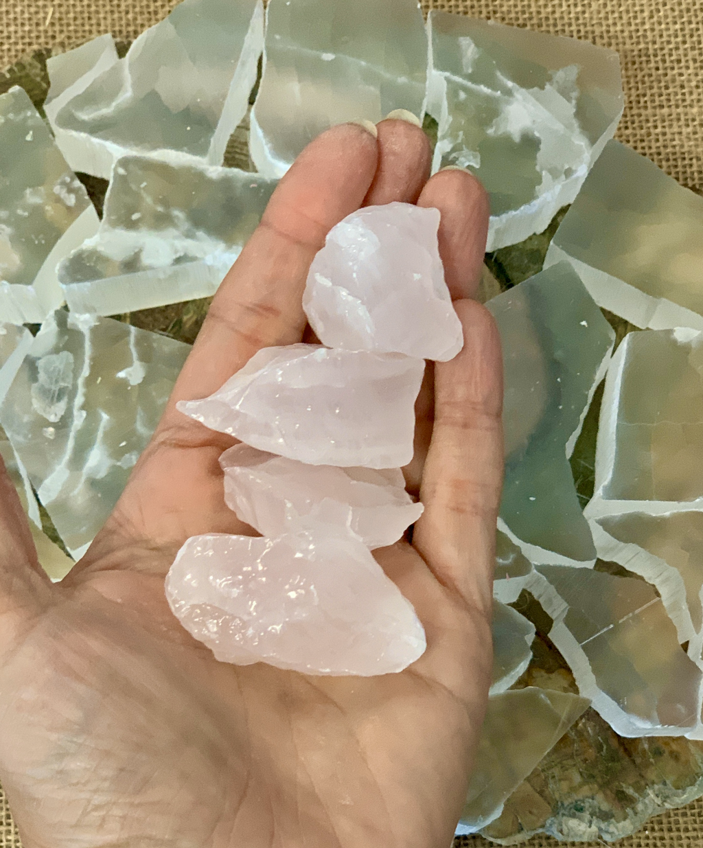 Calcite, Pink, Manganoan (Manganocalcite)