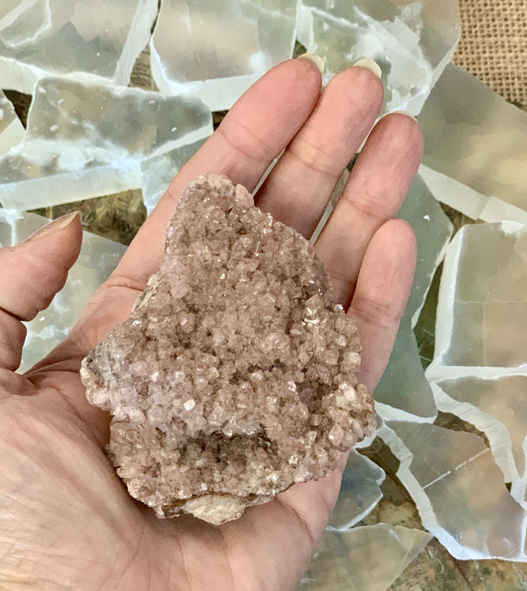 Calcite, Cobaltoan (Cobalt) Clusters