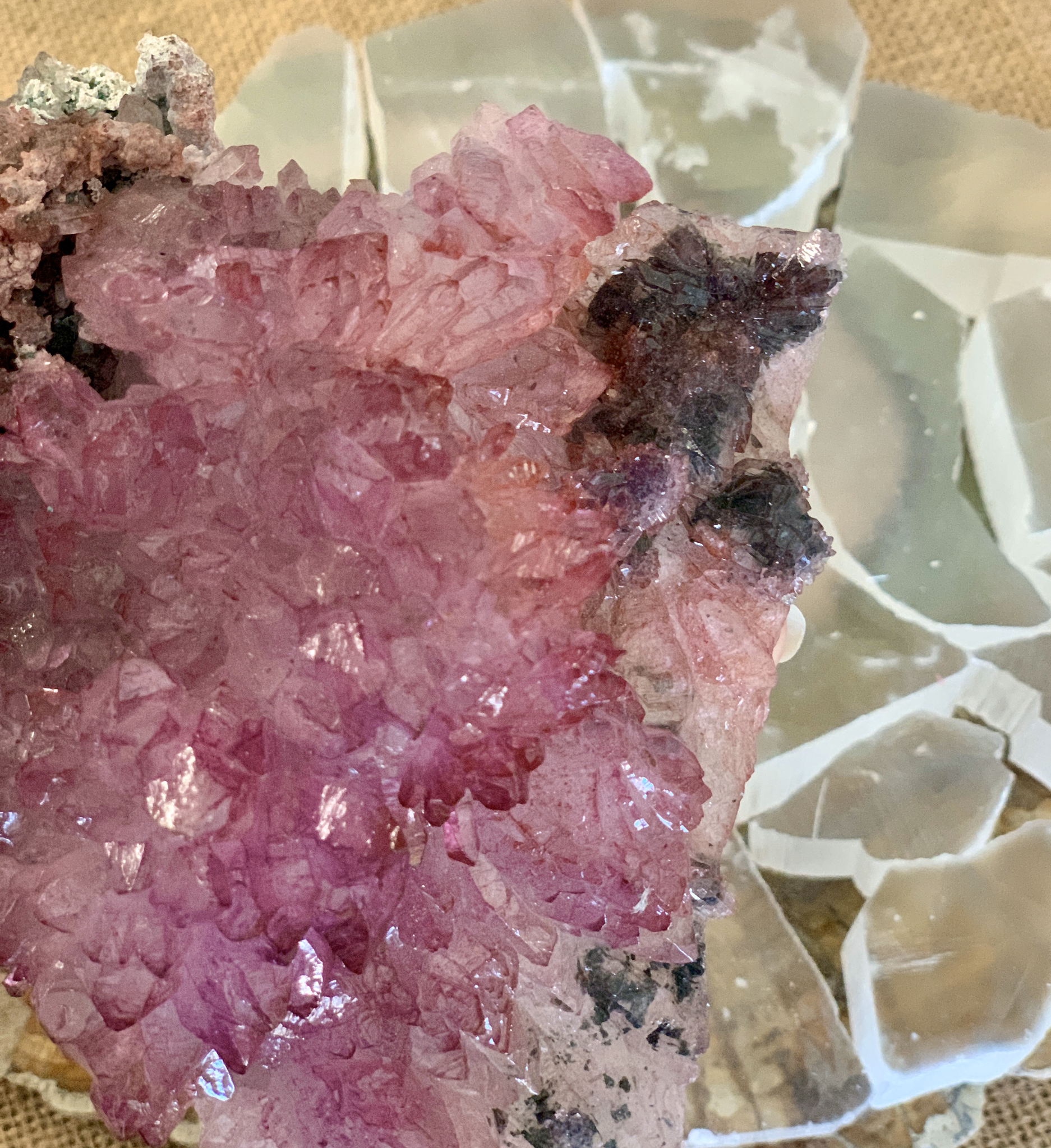 Quartz, Pink, Flowers, PQ003