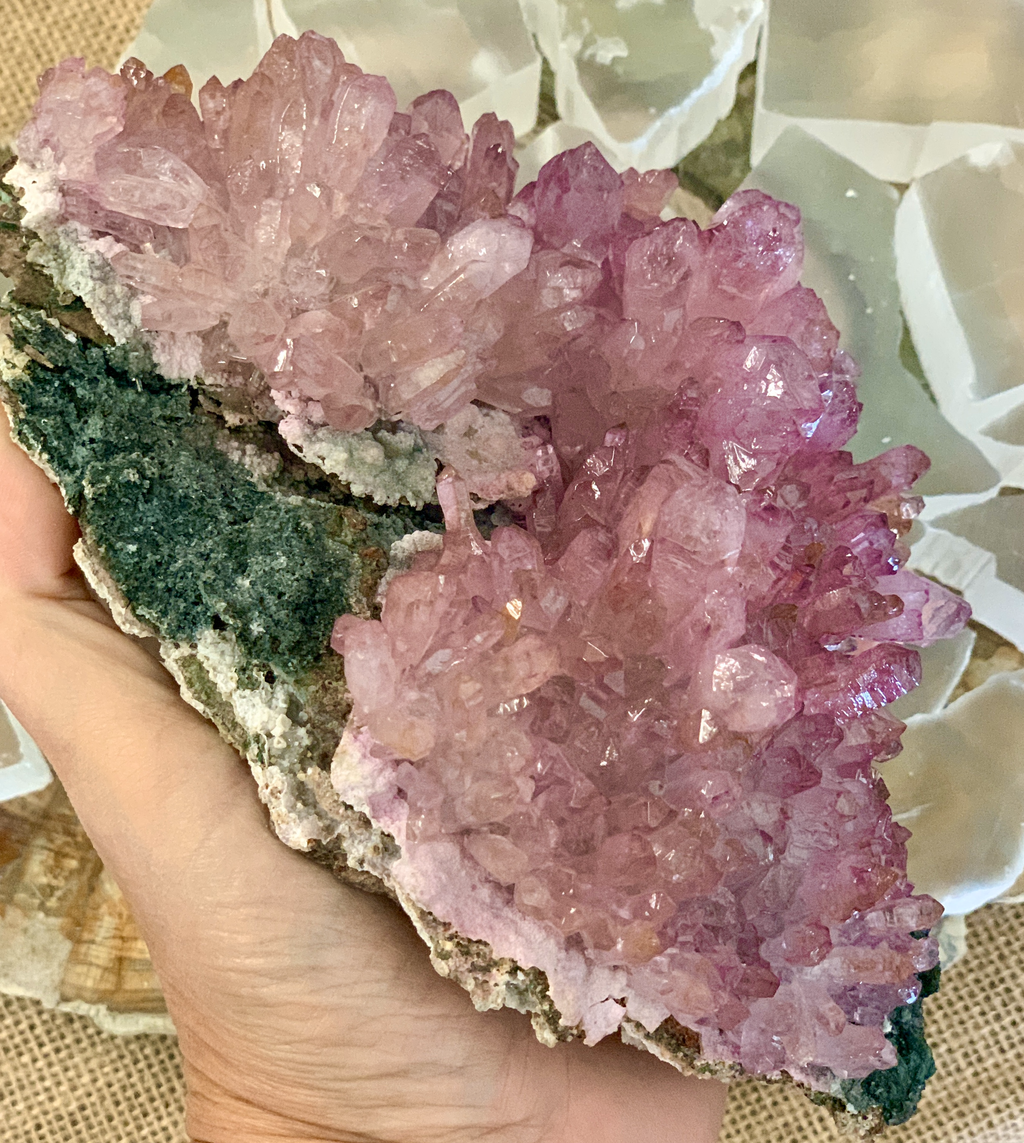 Quartz, Pink, Flowers, PQ002