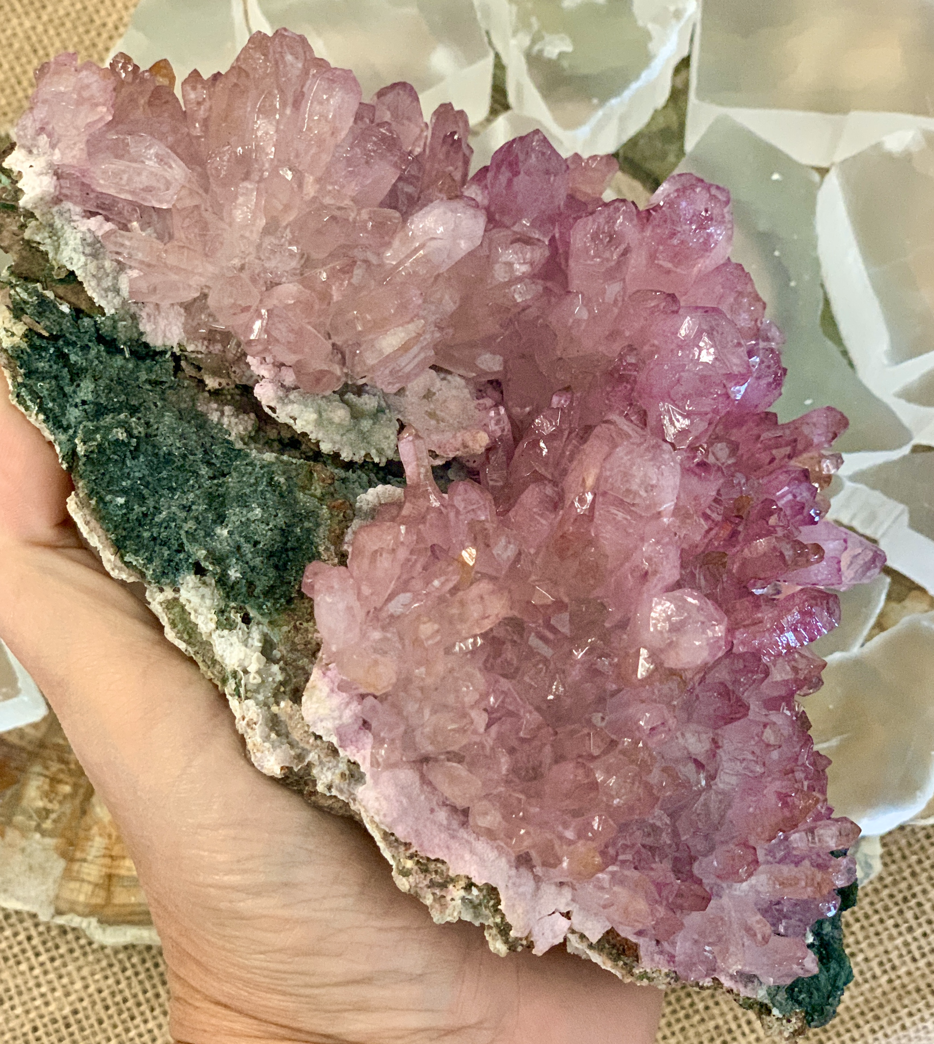 Quartz, Pink, Flowers, PQ002