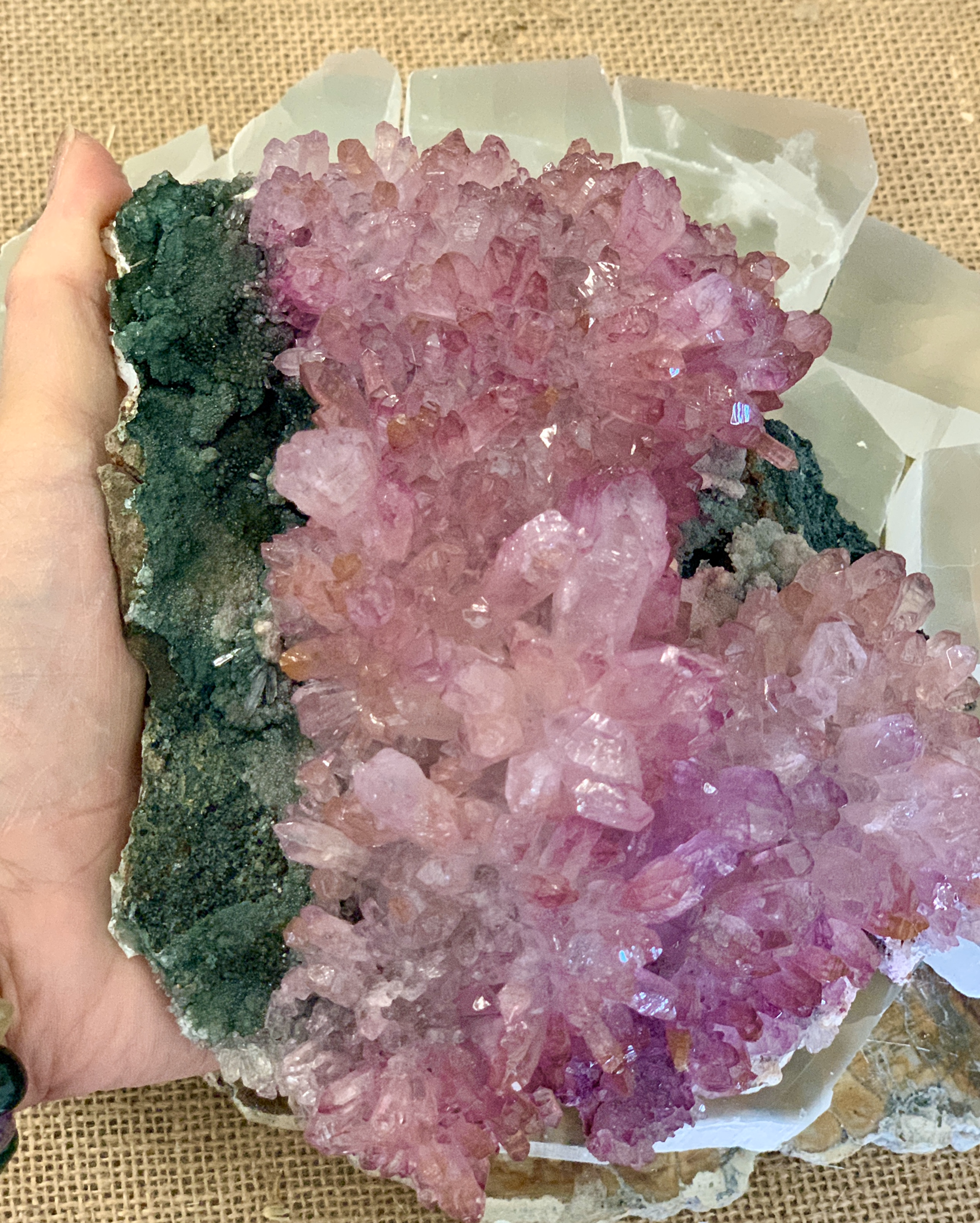 Quartz, Pink, Flowers, PQ002