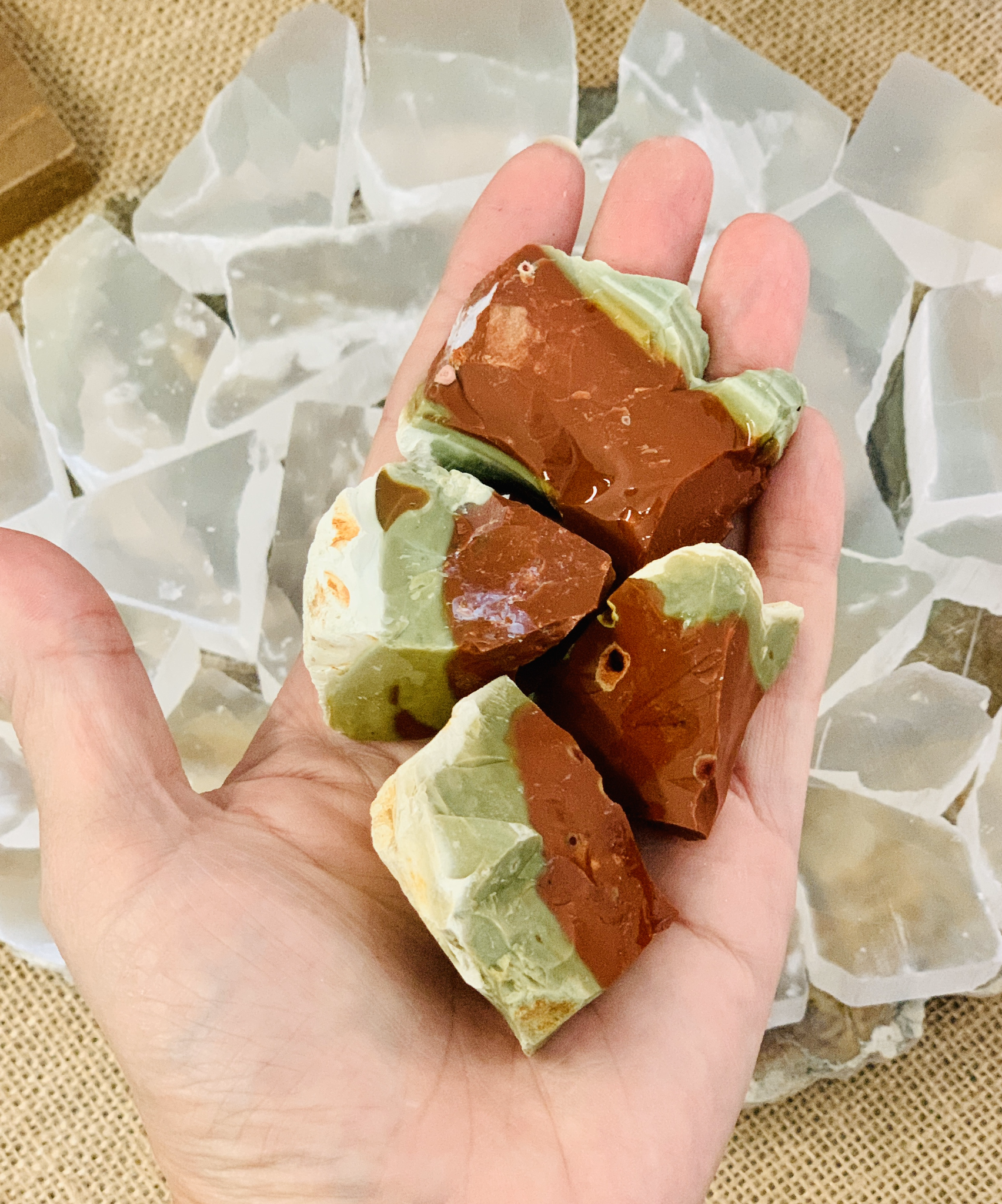 Jasper, Watermelon, Natural