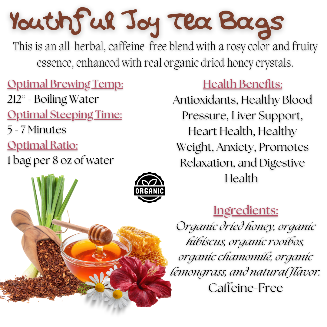 Youthful Joy Tea Bags, Organic