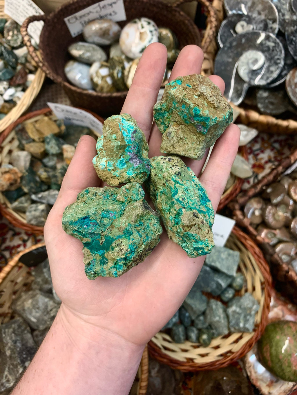 Chrysocolla, Natural