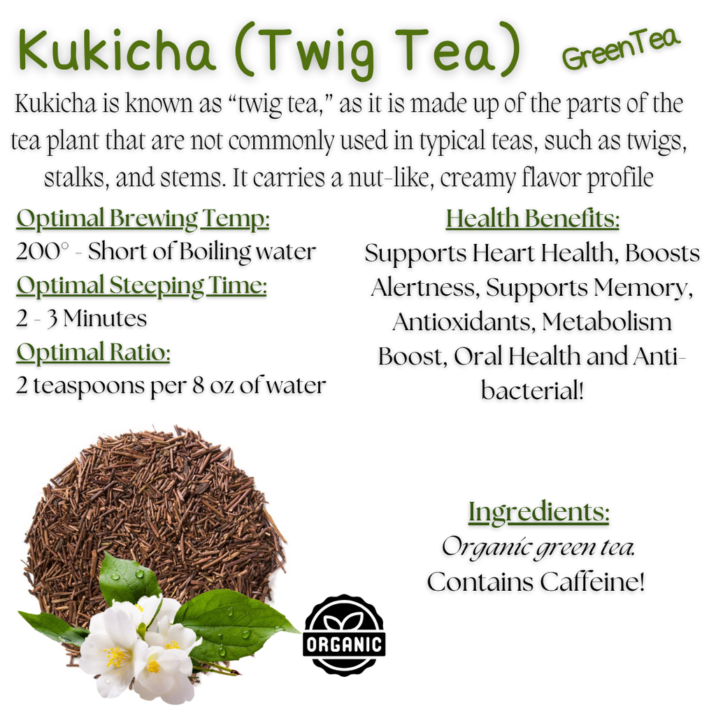 Kukicha (Twig Tea), Organic