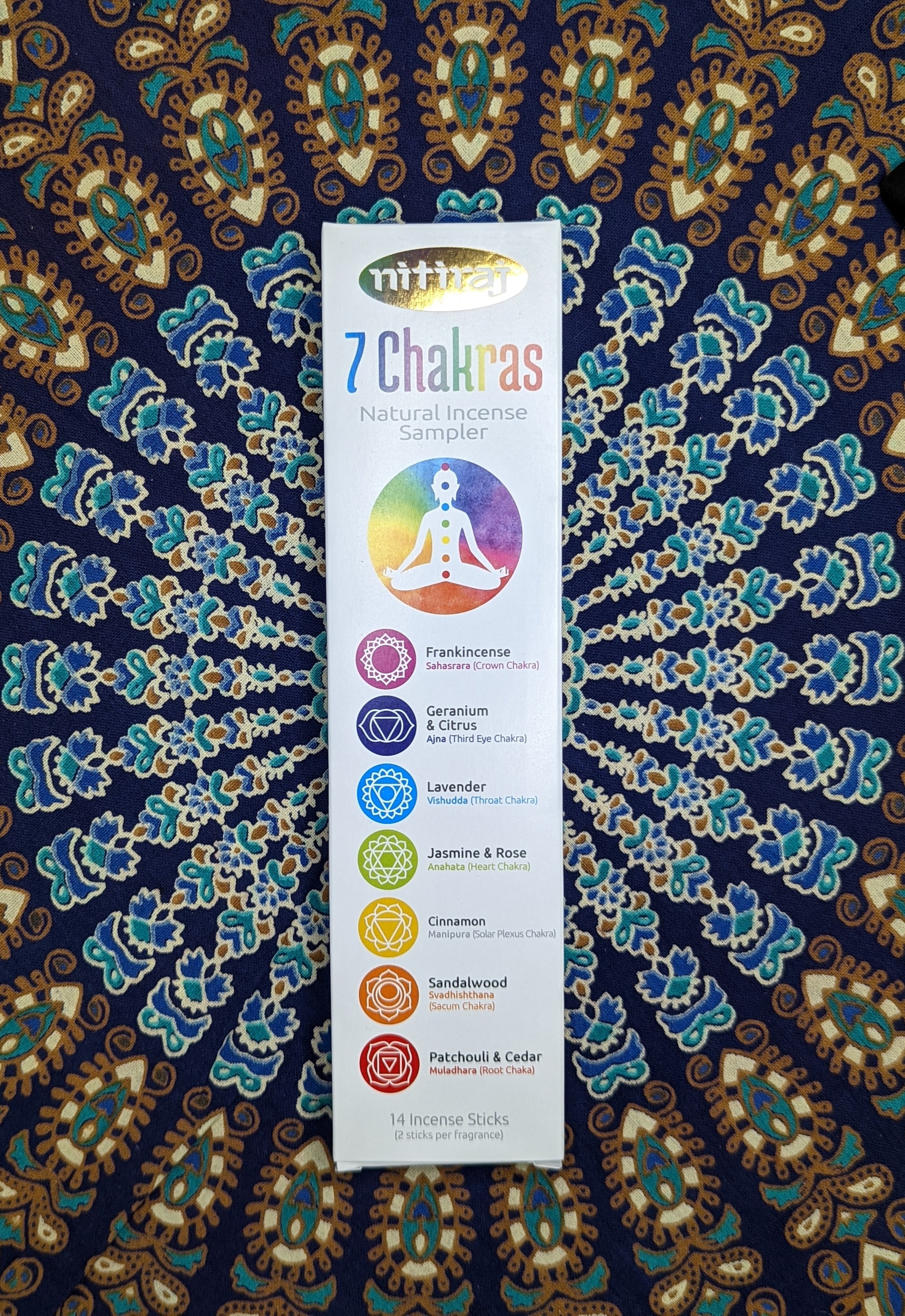 Nitiraj Chakra Incense Sticks