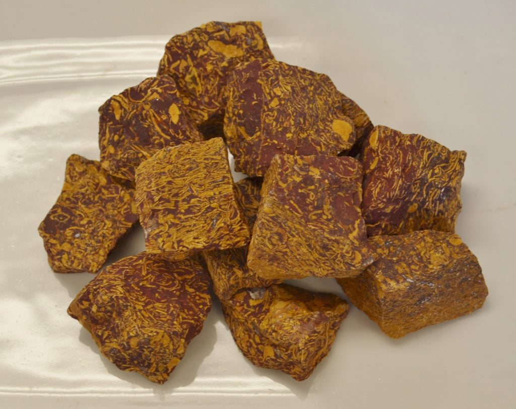 Script Stone (Sea Fossil Jasper), Natural