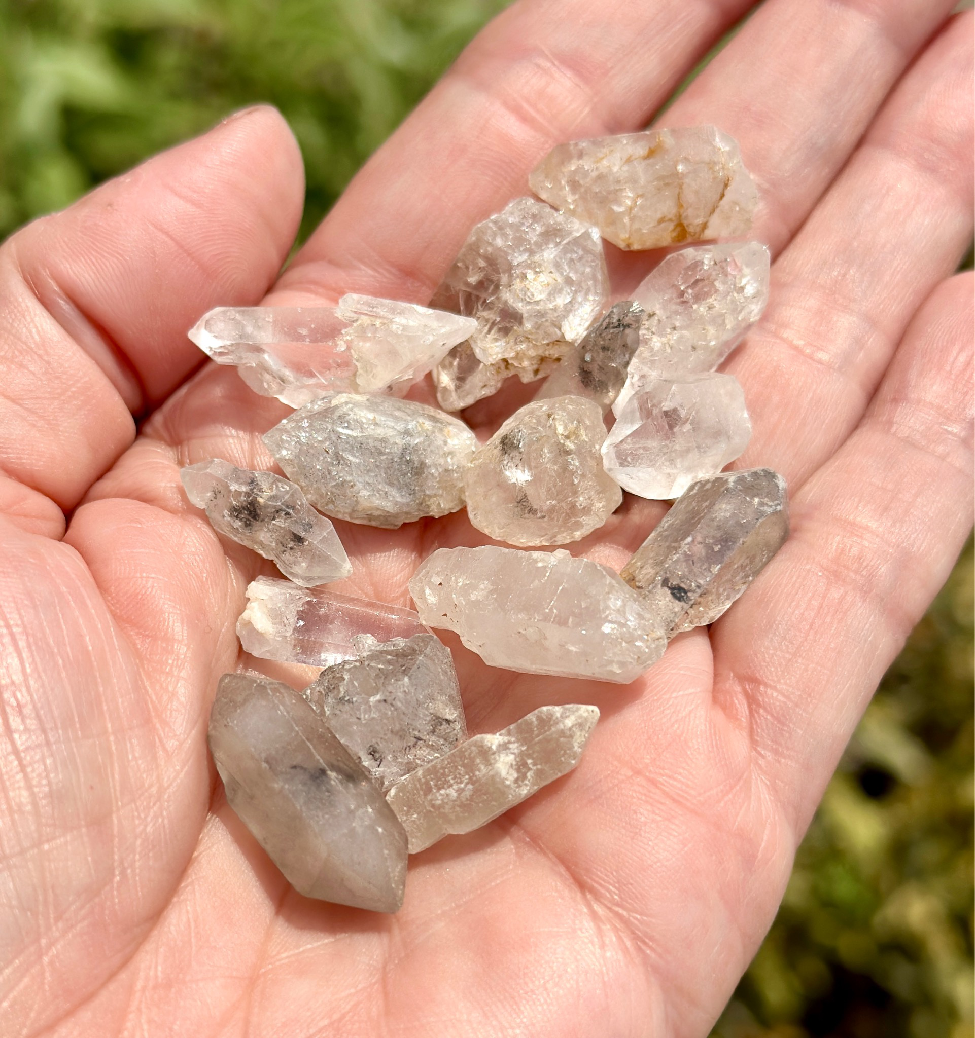 Quartz, Tibetan, Natural Points (Tibetan Quartz)