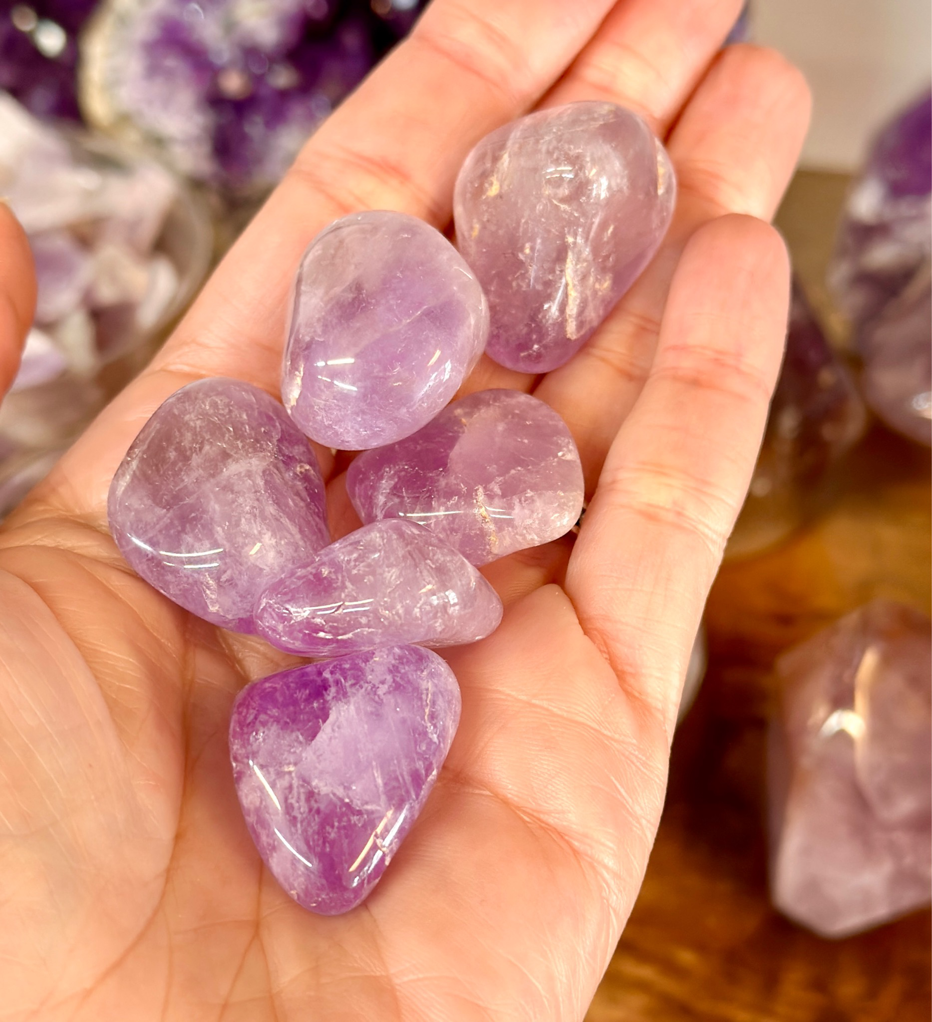 Amethyst, Tumbled