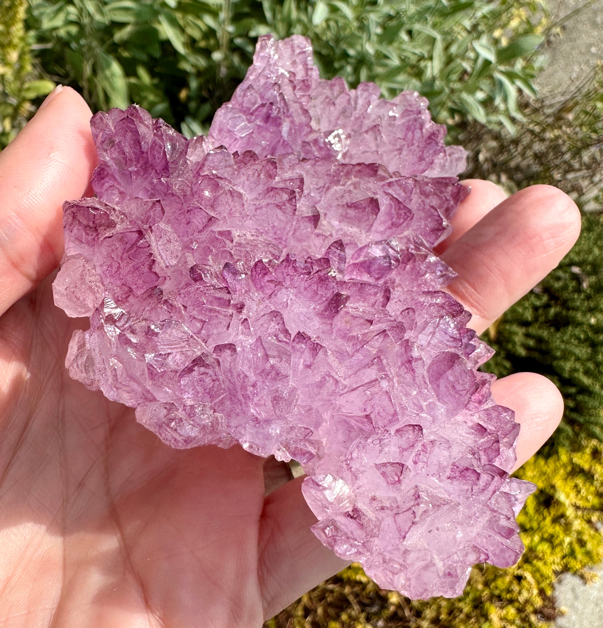 Quartz, Pink, Flowers PQ004