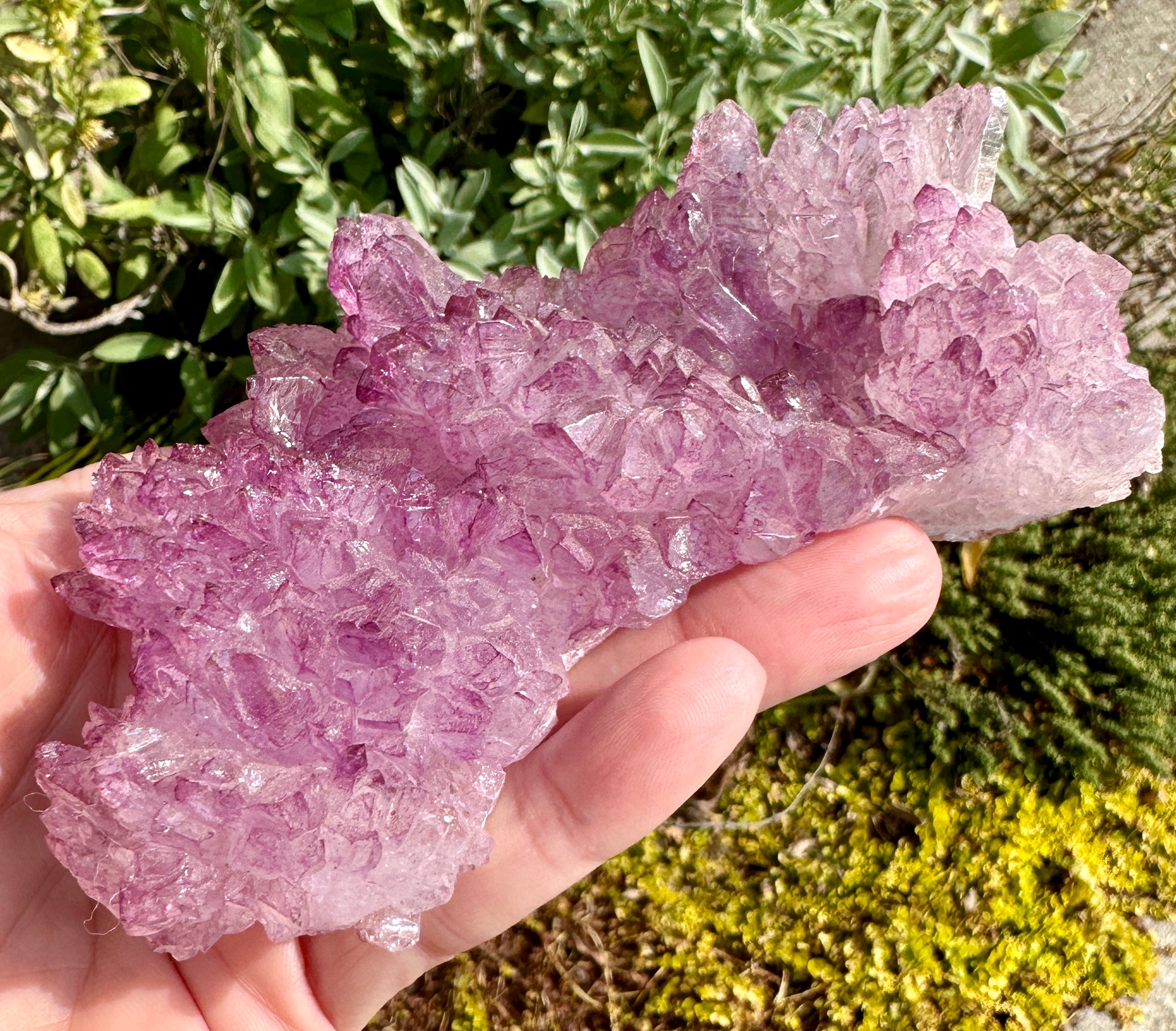 Quartz, Pink, Flowers PQ004