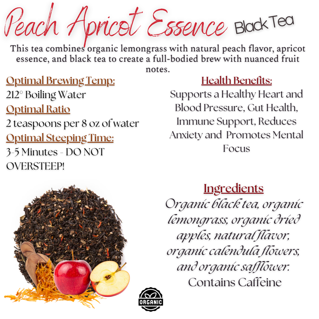 Peach Apricot Essence Tea, Organic