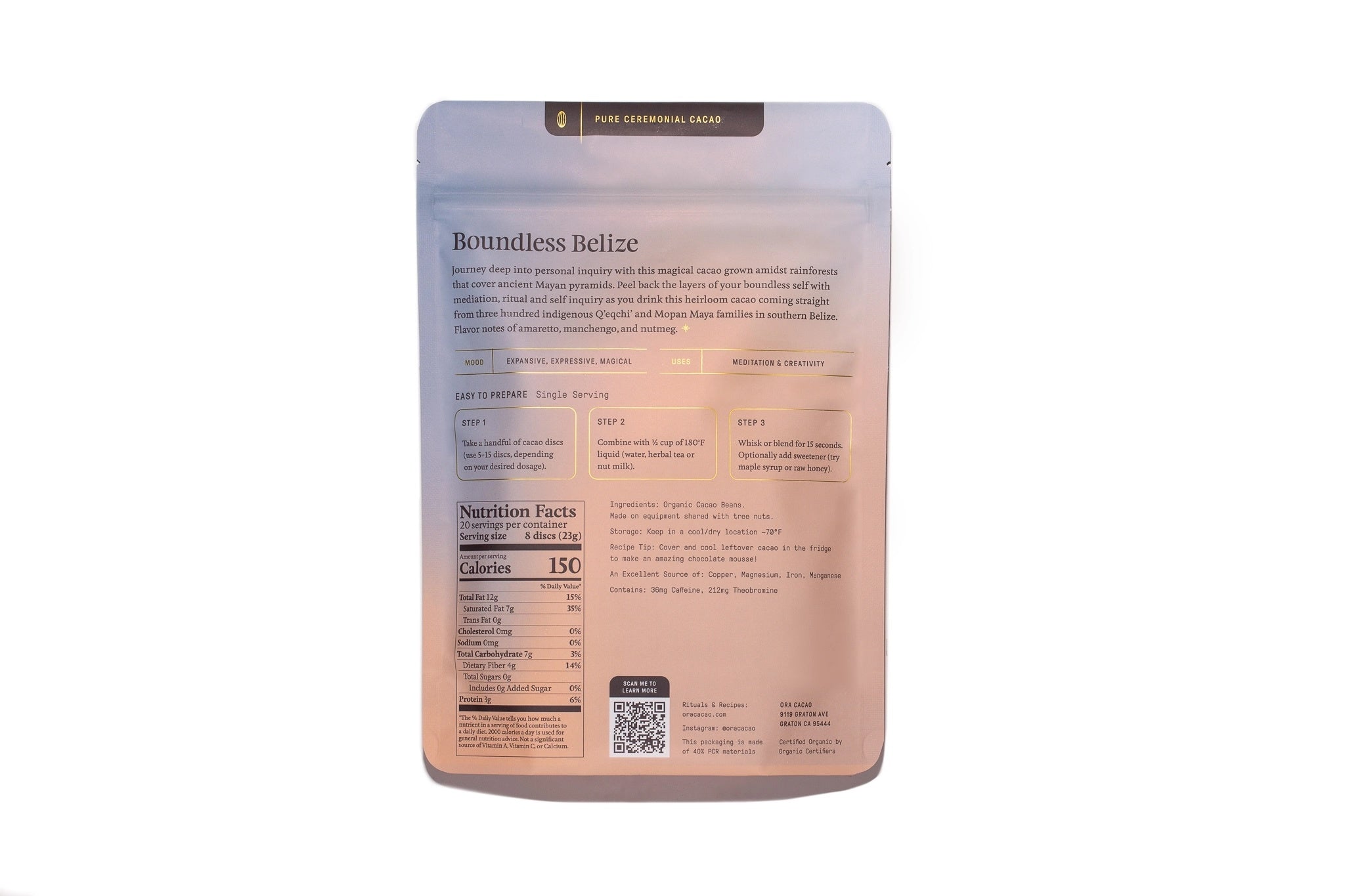 Boundless Belize Cacao, Organic