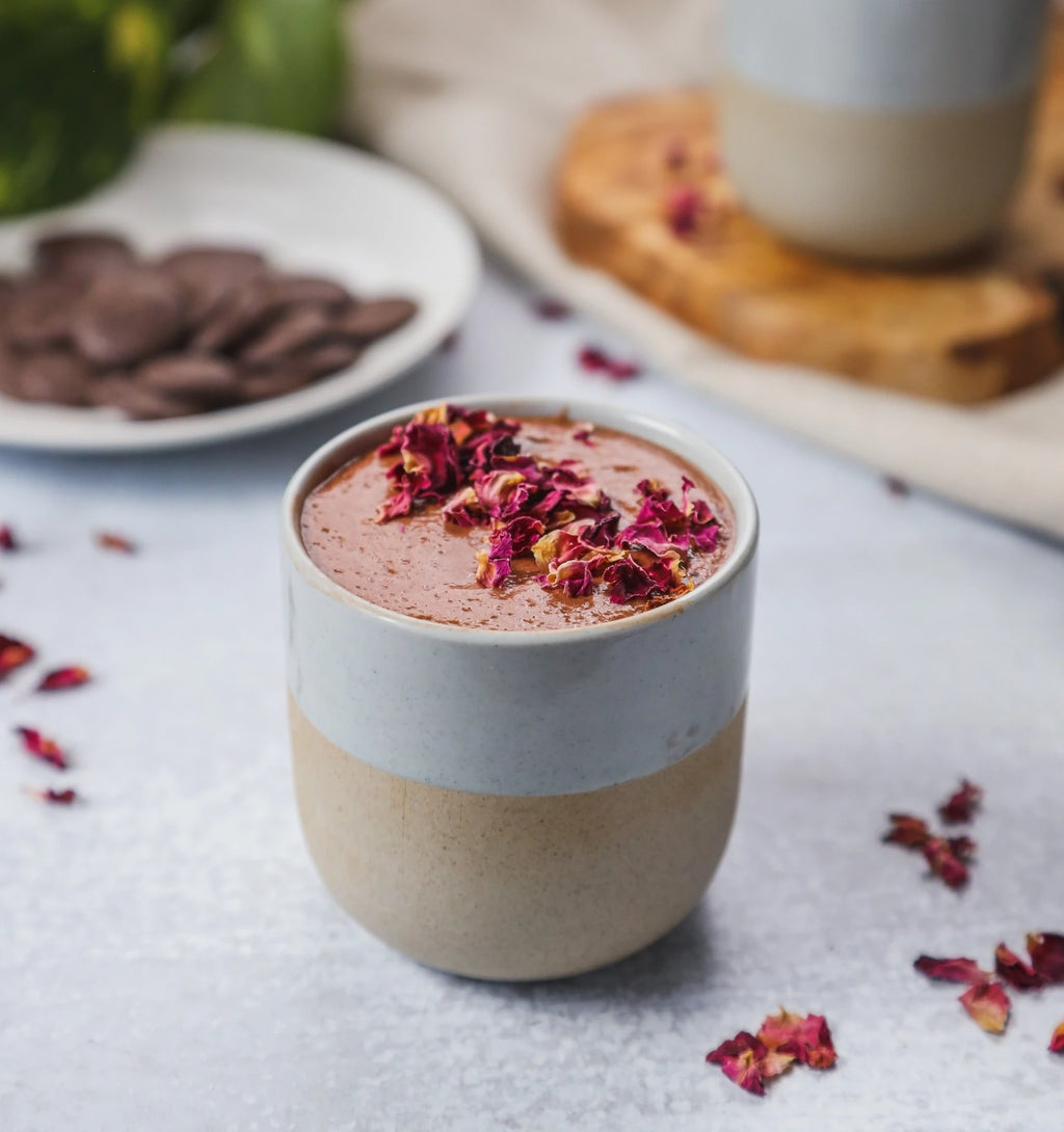 Tantric Rose Blossom Infused Cacao, Organic