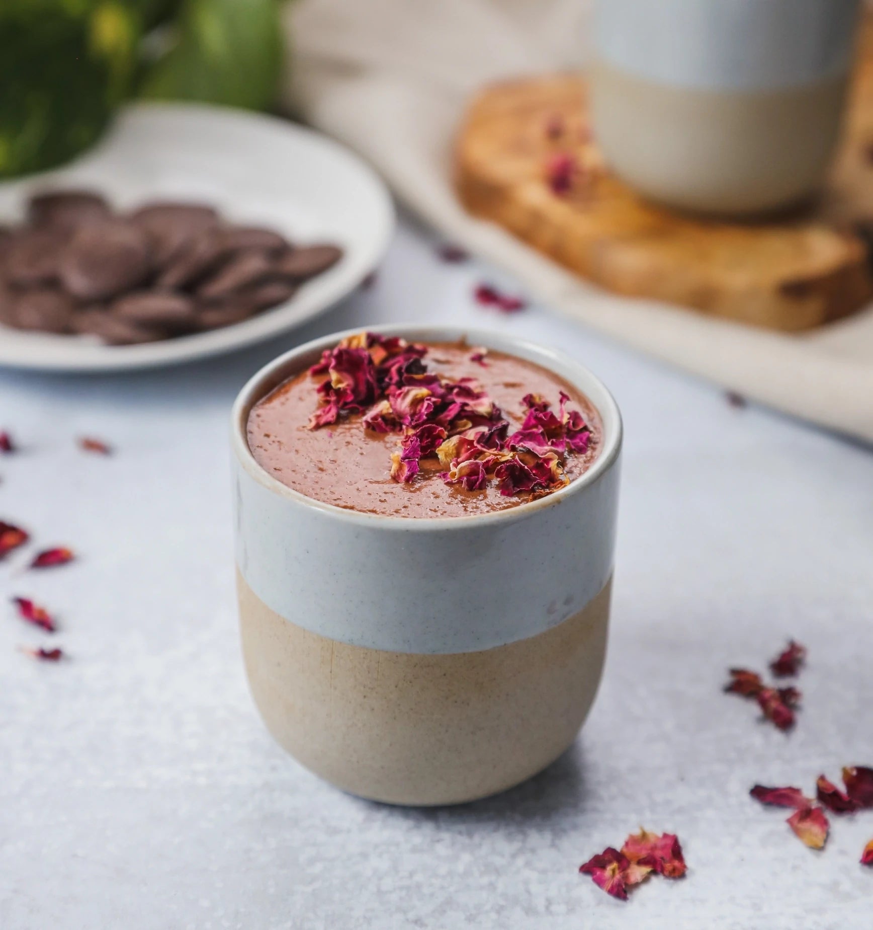 Tantric Rose Blossom Infused Cacao, Organic