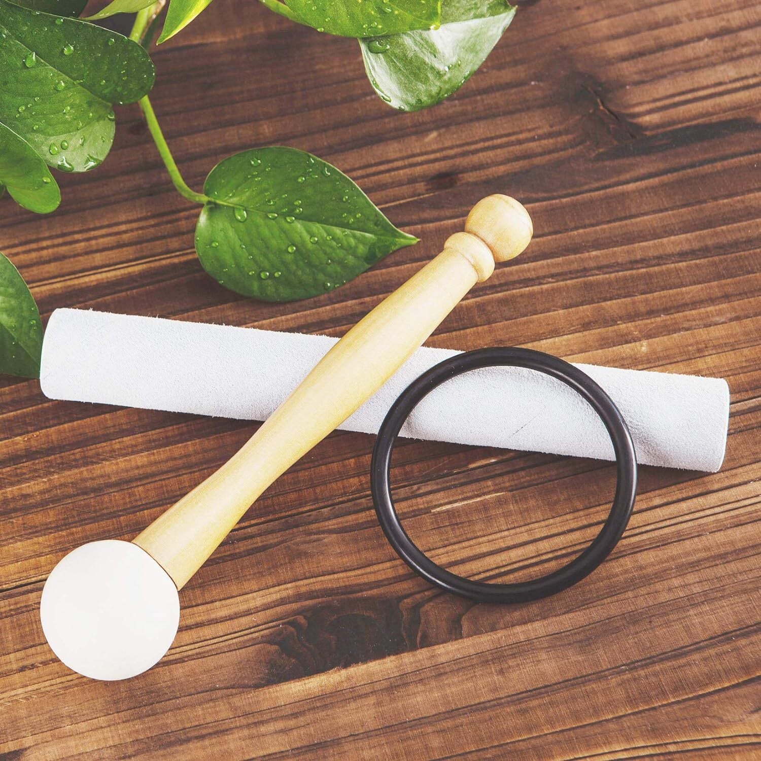 7 PCS Lotus Frosted Chakra Quartz Crystal Singing Bowls