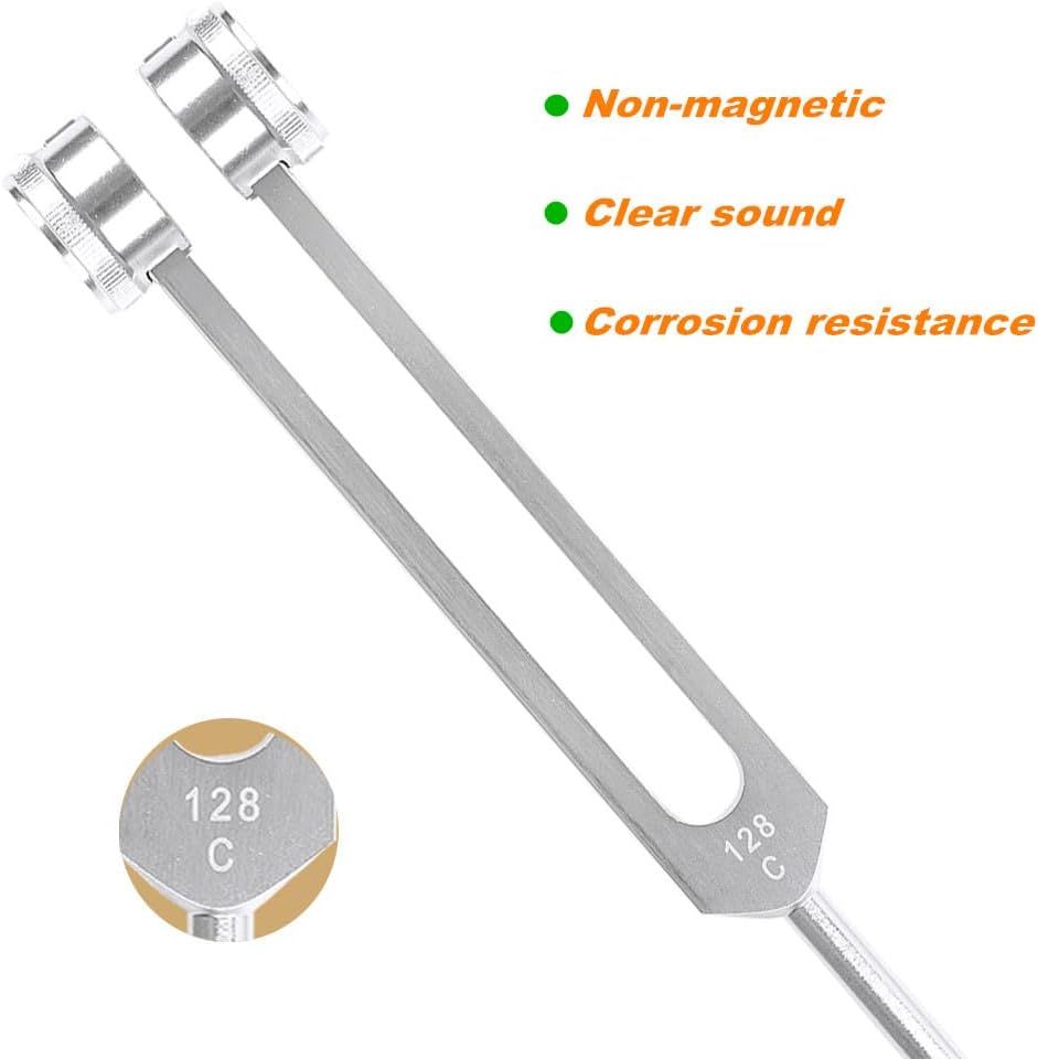 3-Piece Tuning Fork Set (128Hz, 256Hz, 512Hz)