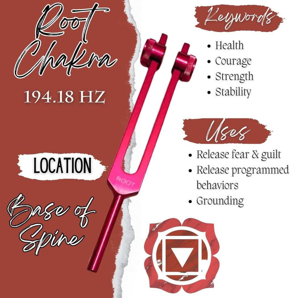 Chakra Weighted Tuning Forks Set