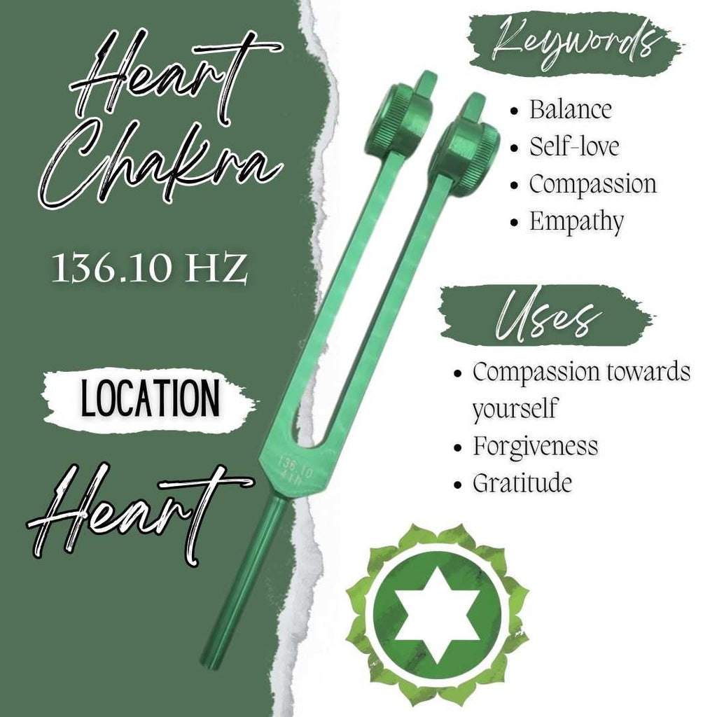 Chakra Weighted Tuning Forks Set