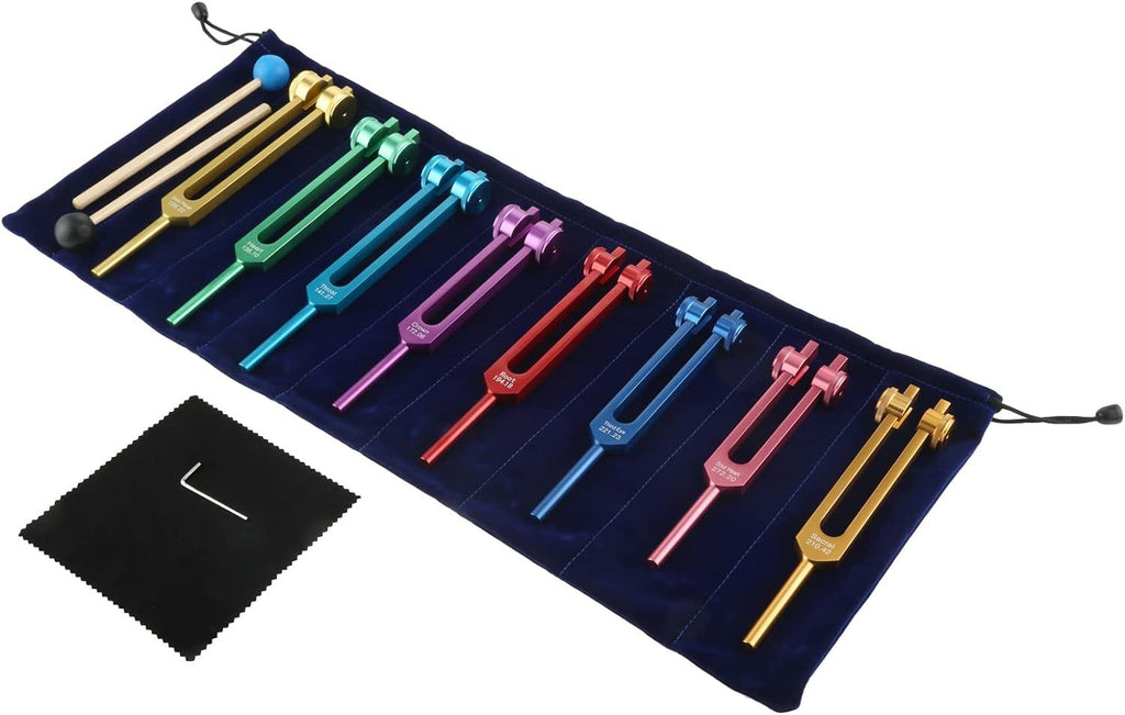 Chakra Weighted Tuning Forks Set