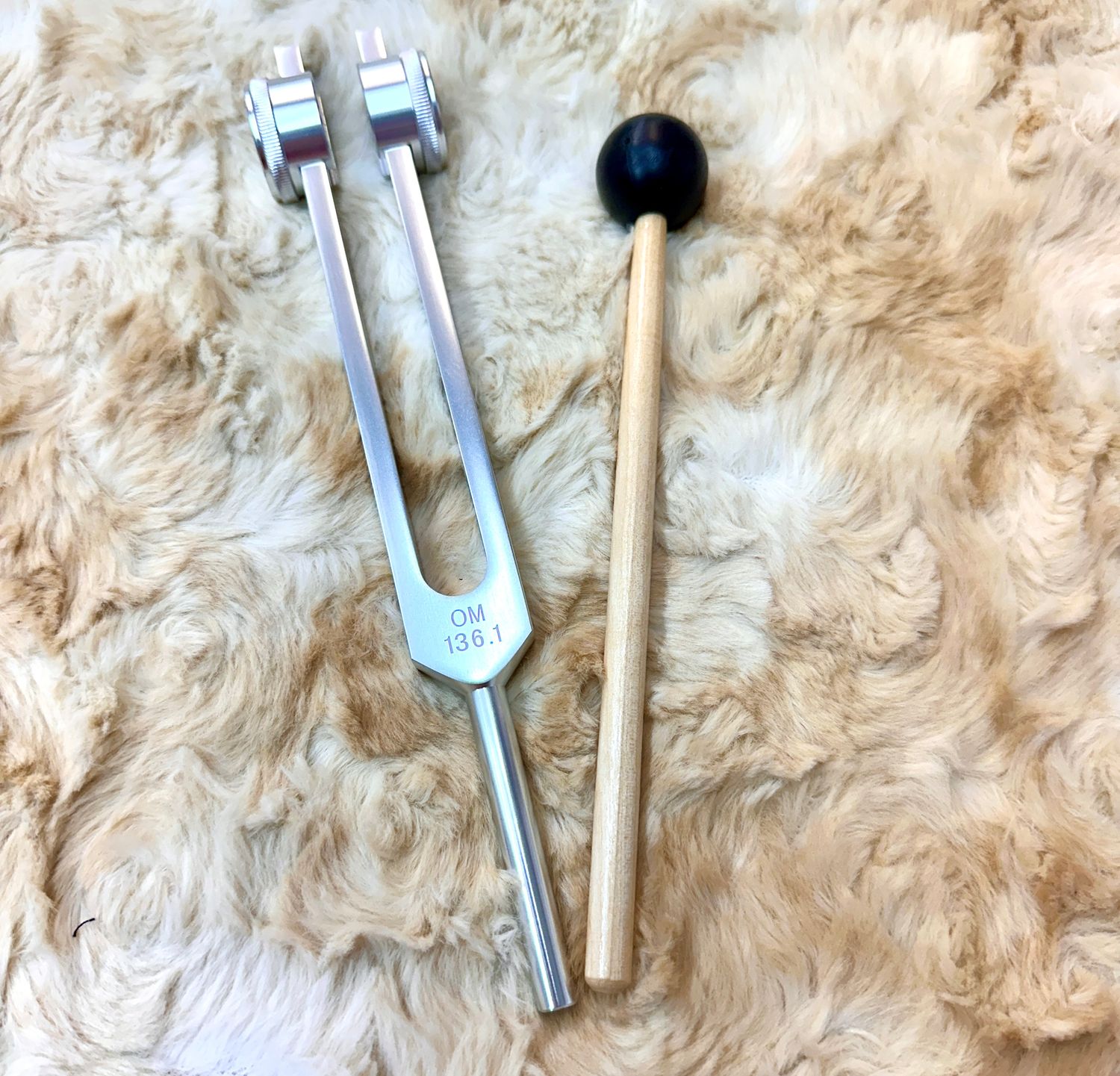 136.1 OM Weighted Tuning Fork Set