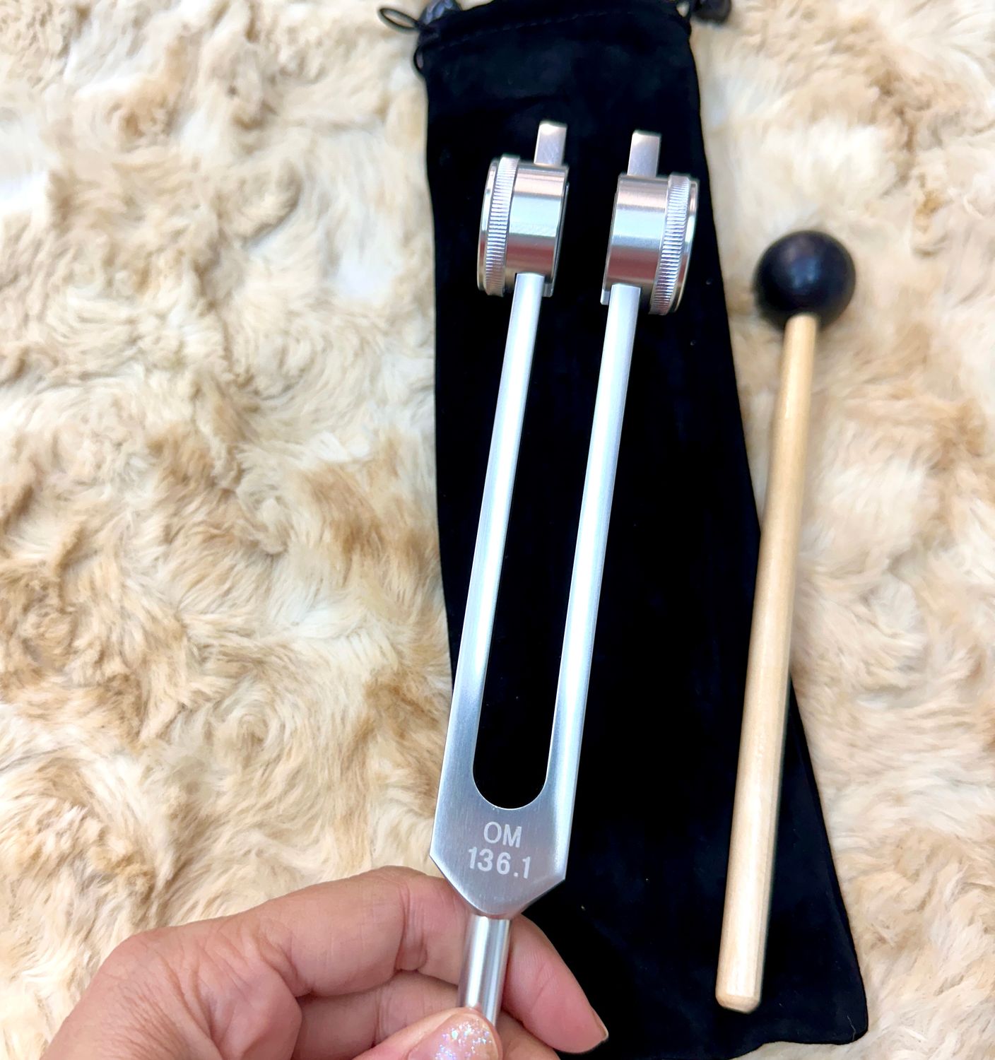 136.1 OM Weighted Tuning Fork Set