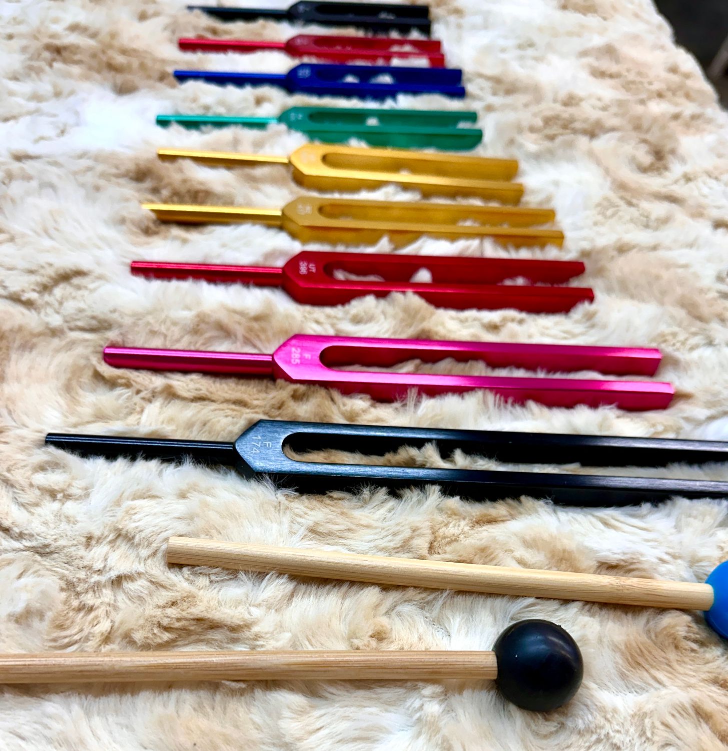 Solfeggio Unweighted Tuning Forks