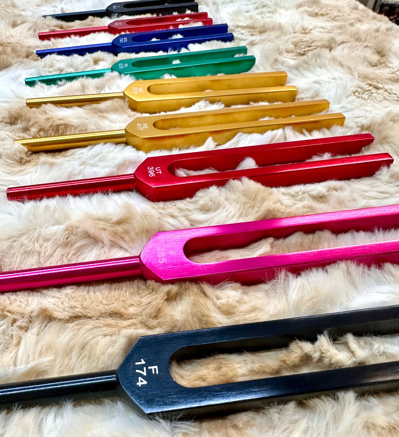 Solfeggio Unweighted Tuning Forks