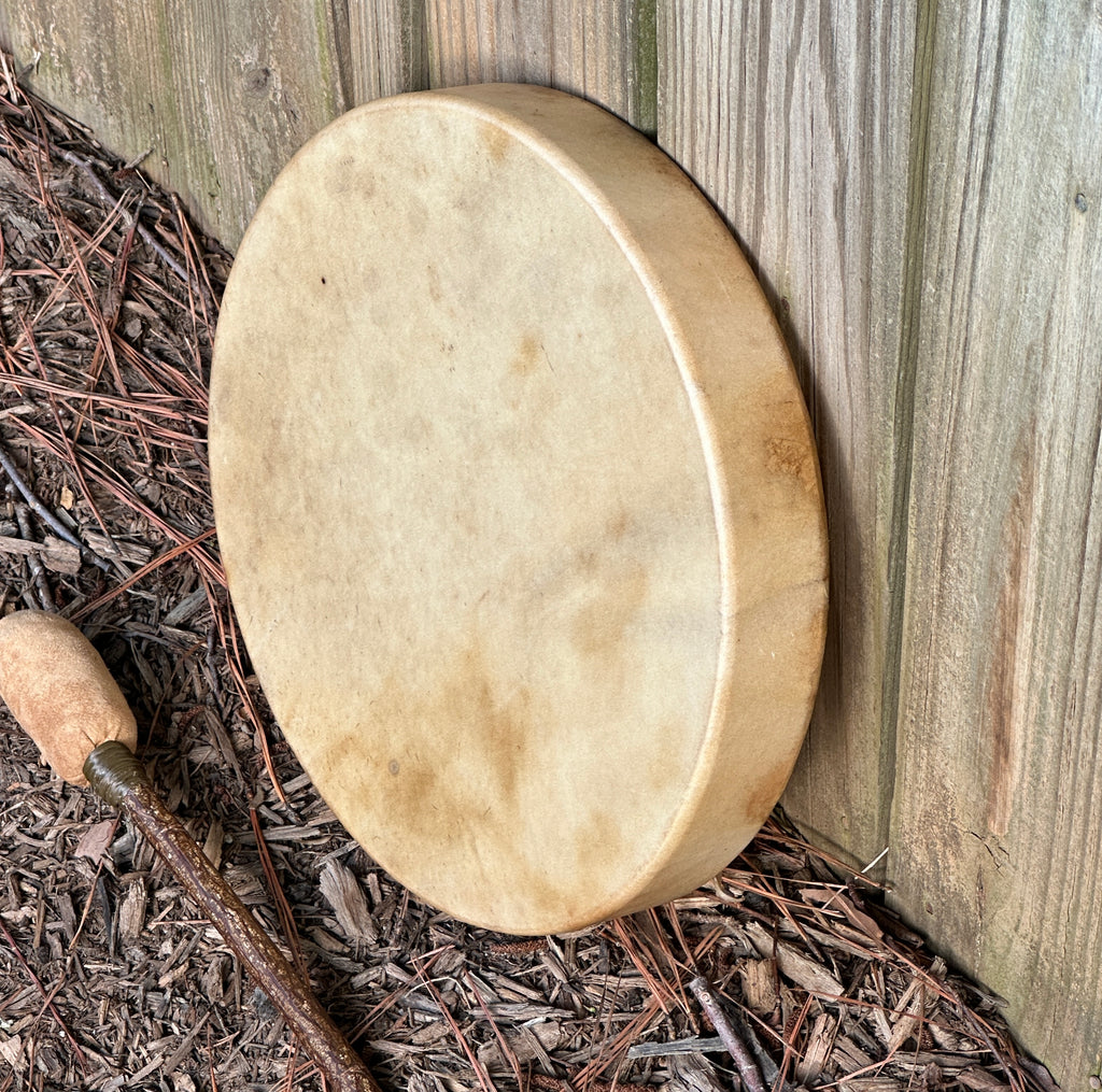 12" Elk Hide Drum