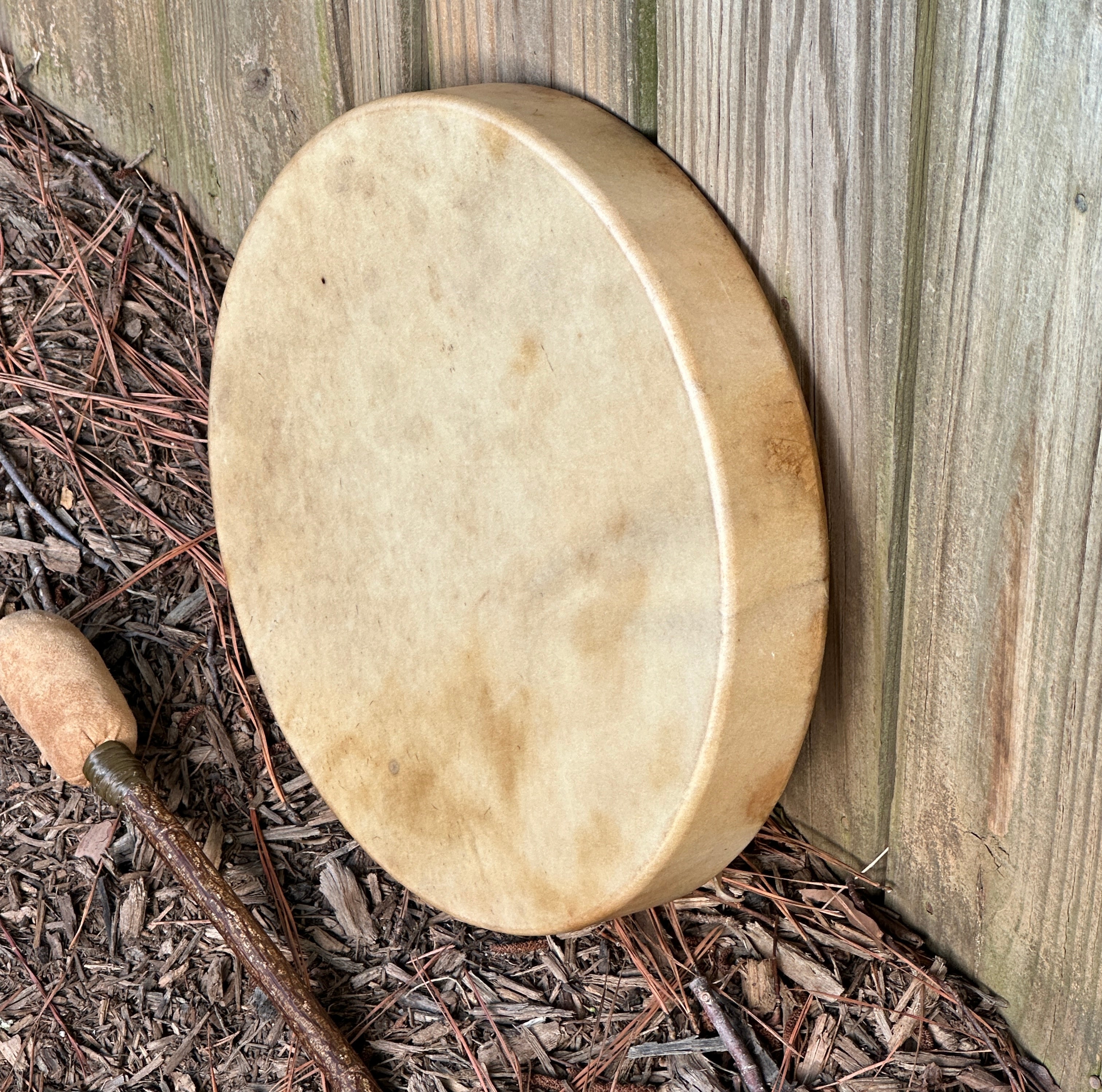 12" Elk Hide Drum