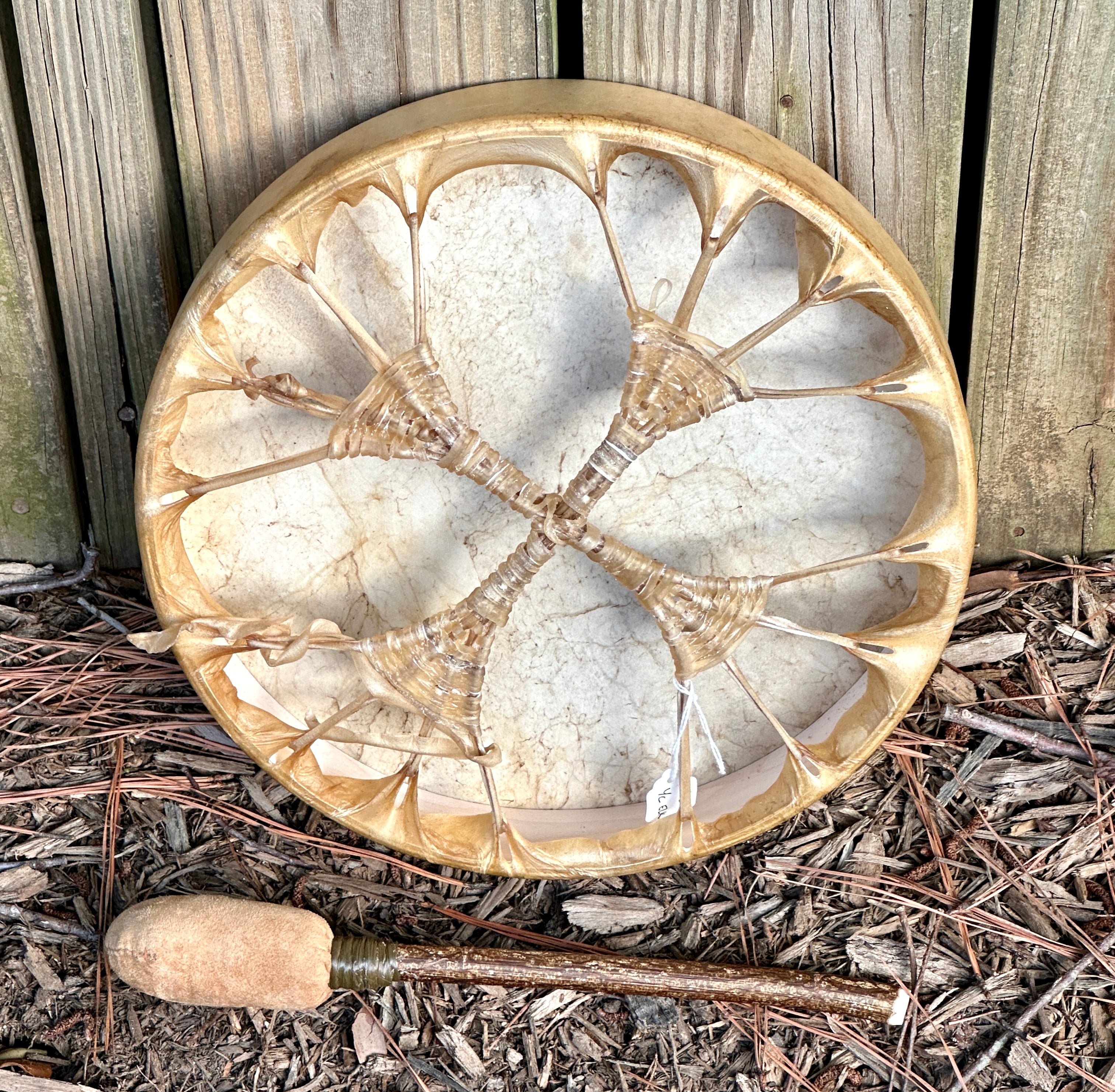 12" Elk Hide Drum