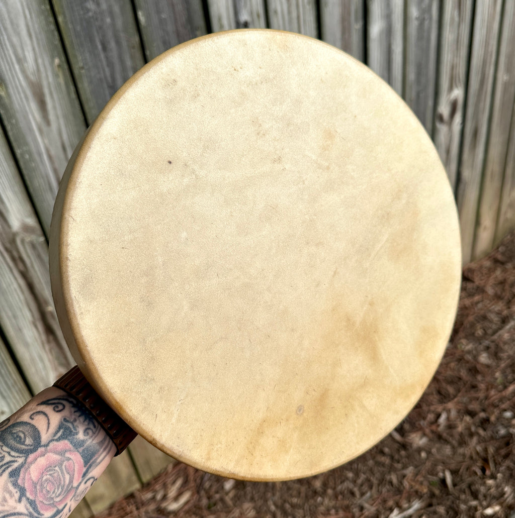 12" Elk Hide Drum