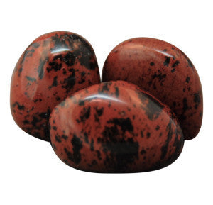 Obsidian, Mahogany, Tumbled