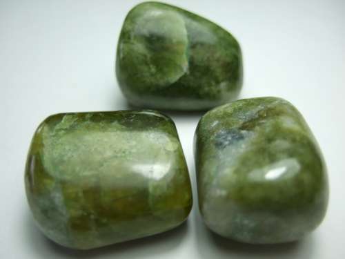 Vesuvianite, Tumbled