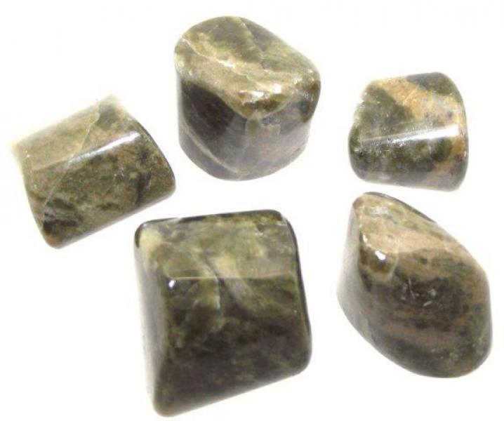 Vesuvianite, Tumbled