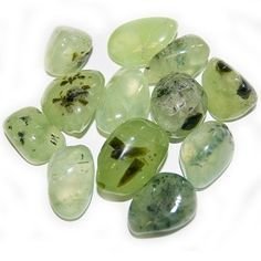 Prehnite (with Epidote), Tumbled