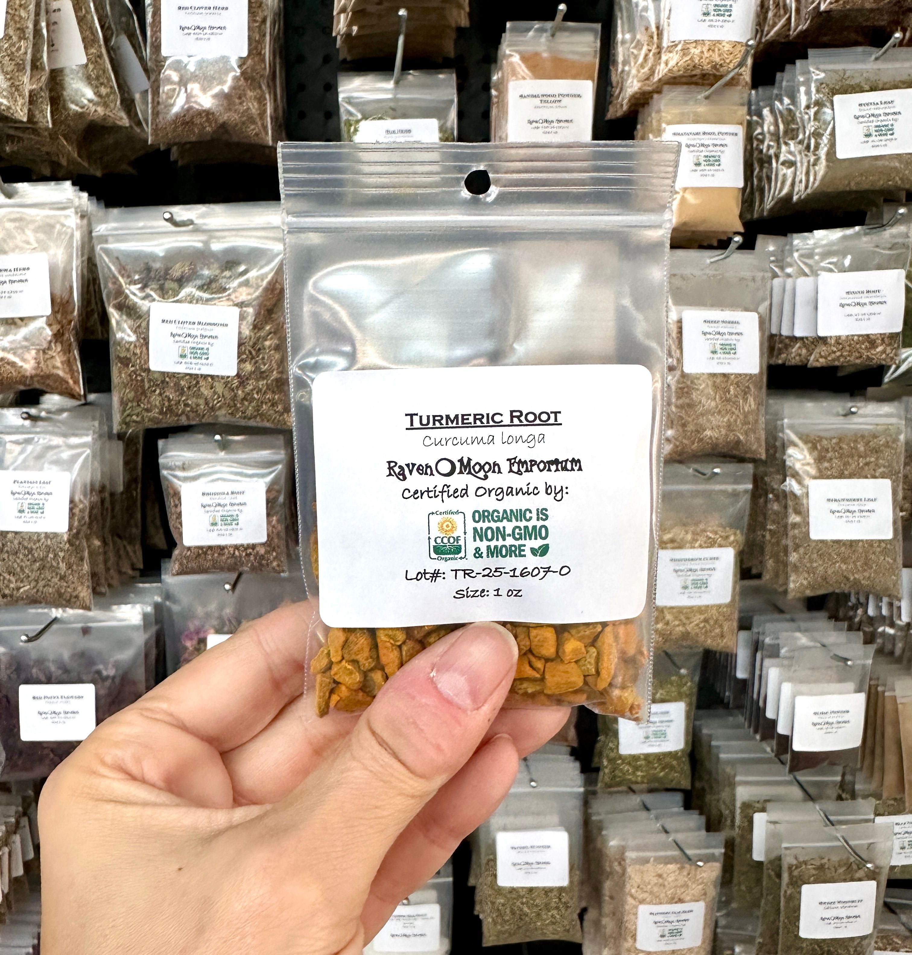 Turmeric Root, Cut (Organic)