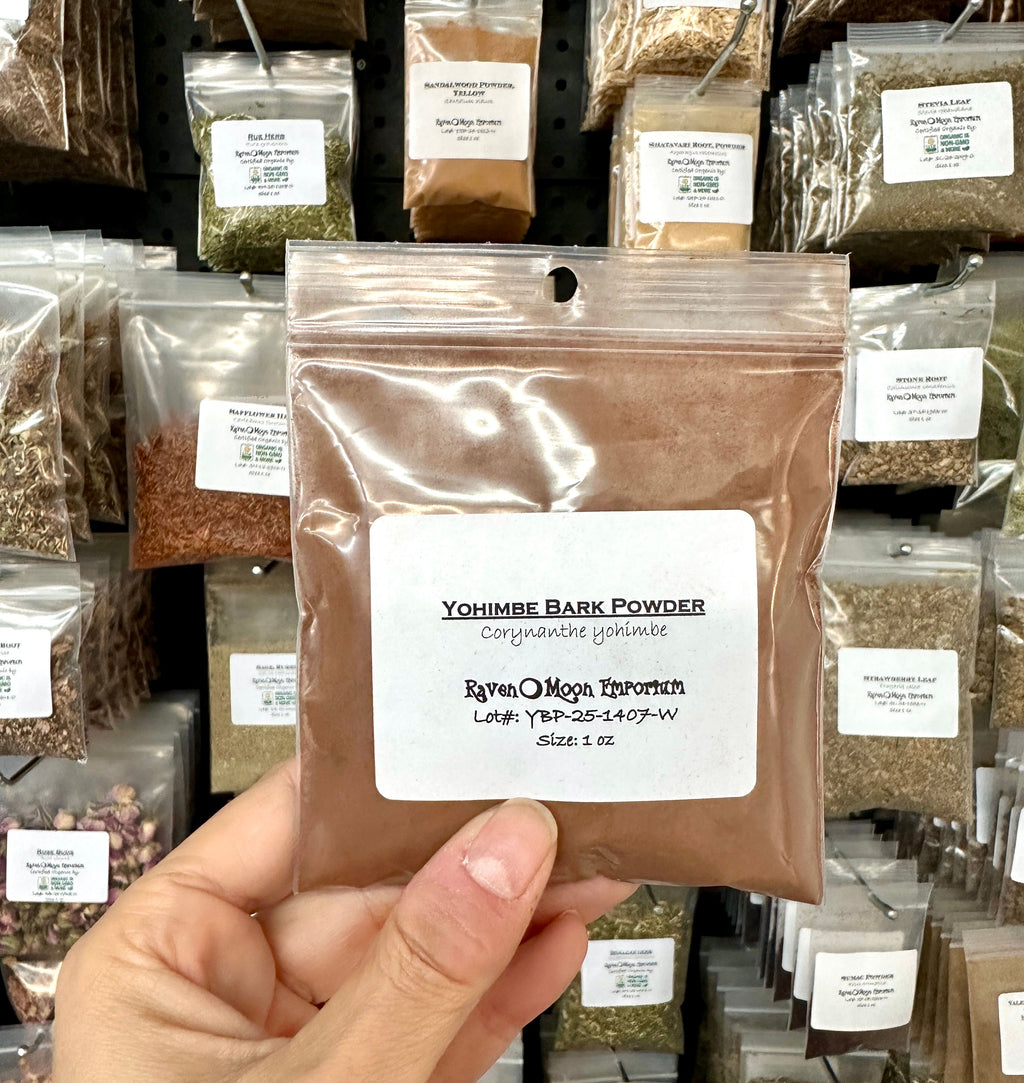 Yohimbe Bark Powder (Wild Harvested)