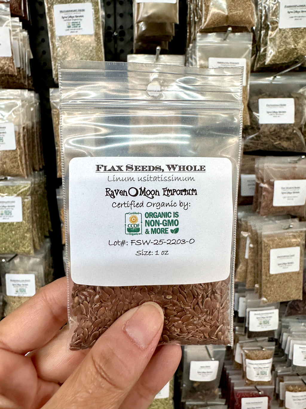 Flax Seeds, Whole (Organic)