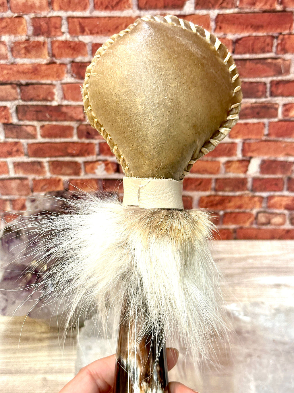 Winter, Elk, and Buffalo Medicine Rattle
