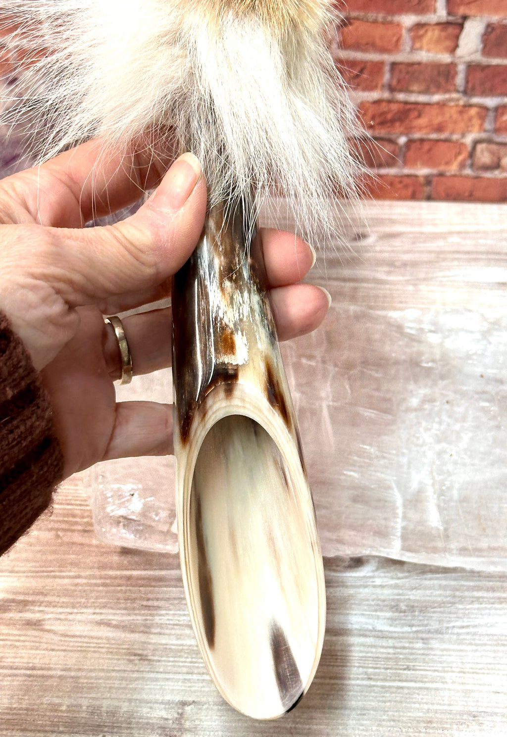 Winter, Elk, and Buffalo Medicine Rattle